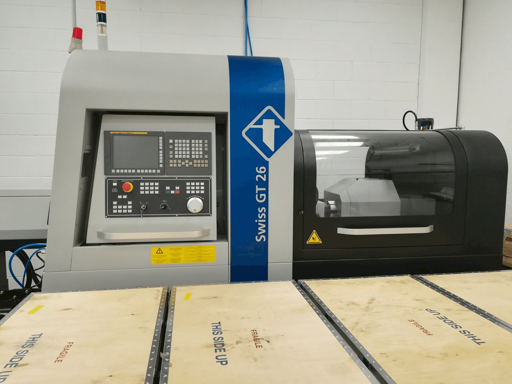 Swiss GT 26-maskinen framifrån