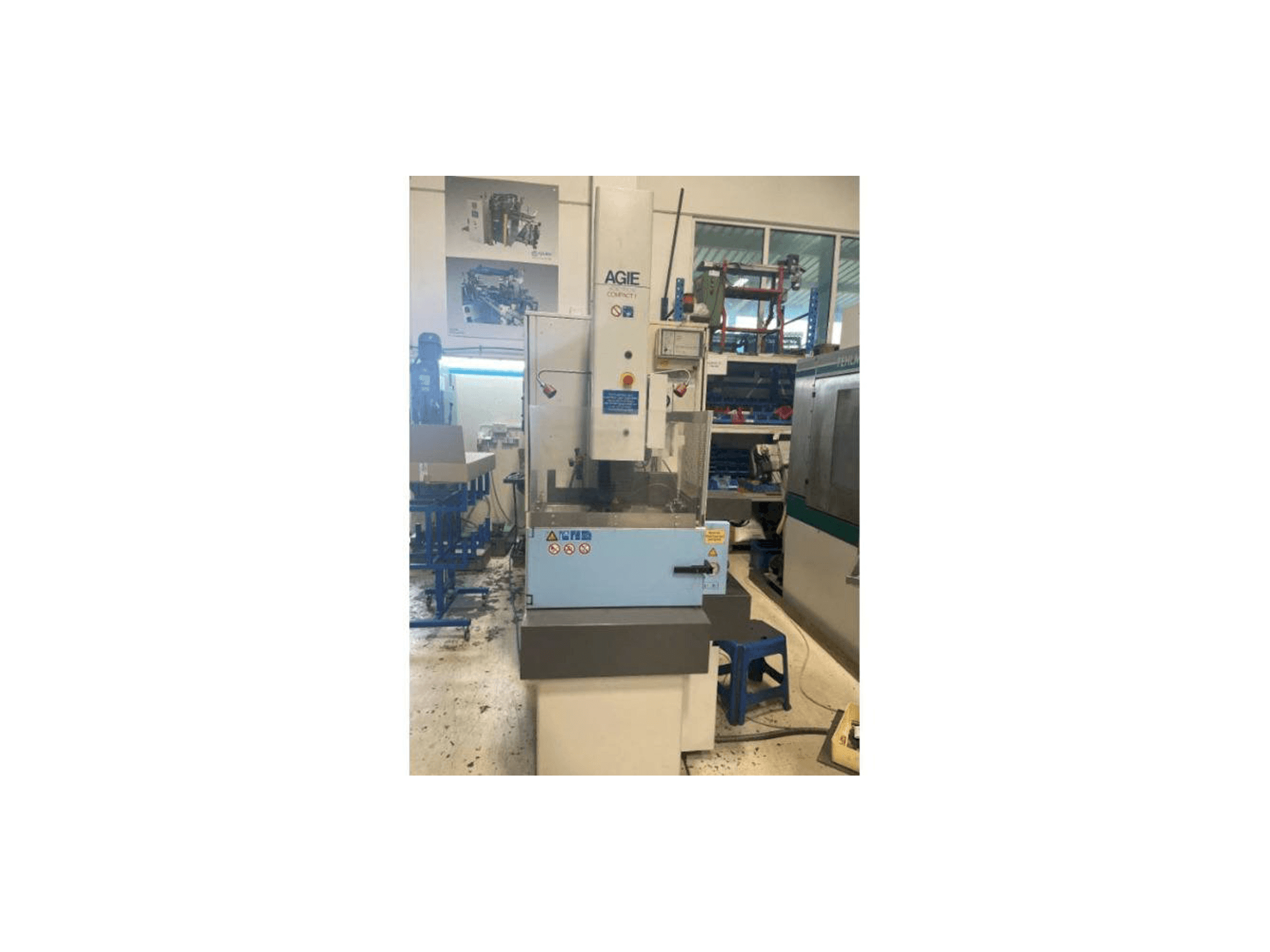 AGIE Agietron Compact 1-maskinen framifrån