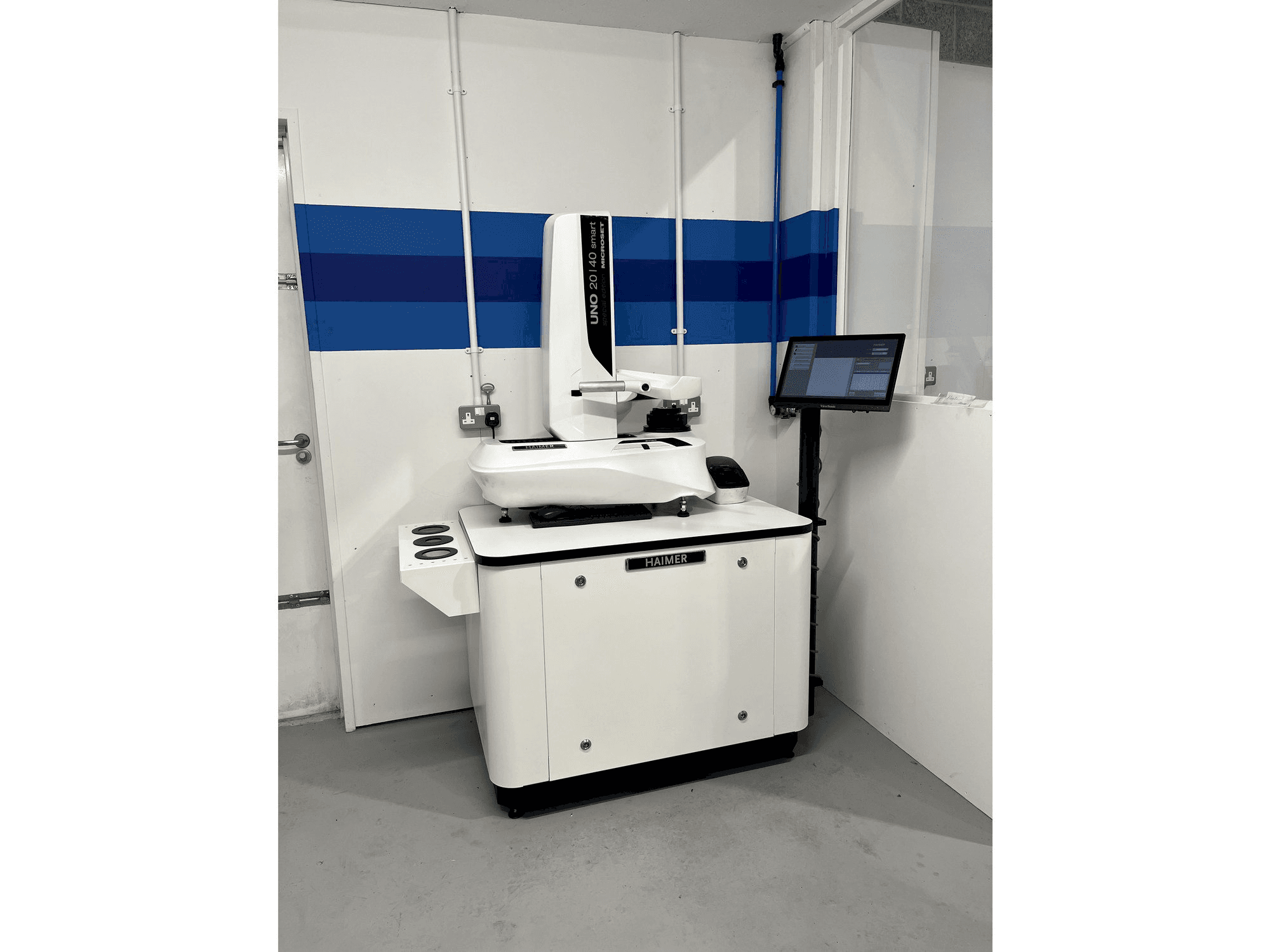 HAIMER UNO 20/40 Smart Microset-maskinen framifrån