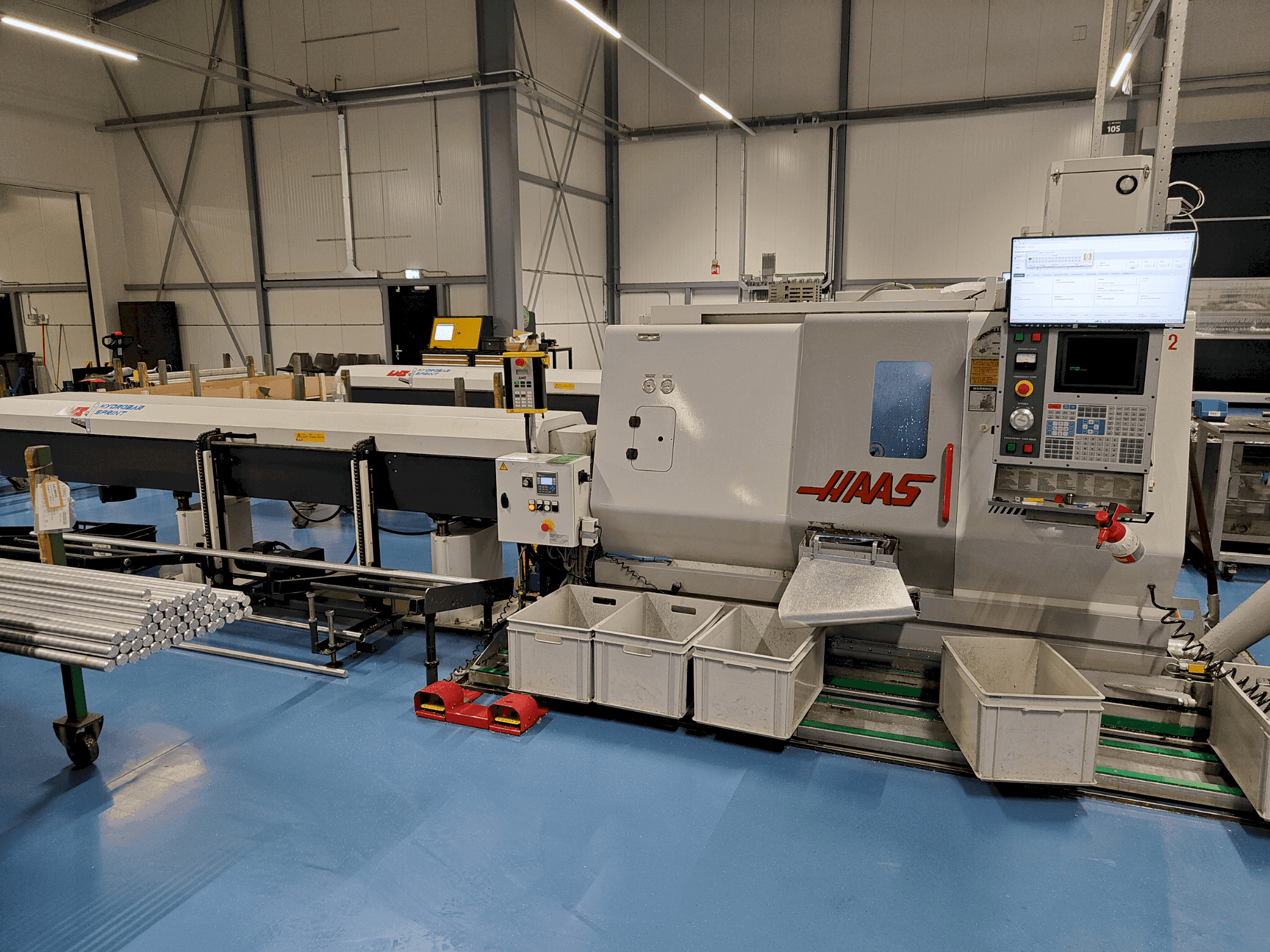 HAAS TL-15BHE-maskinen framifrån