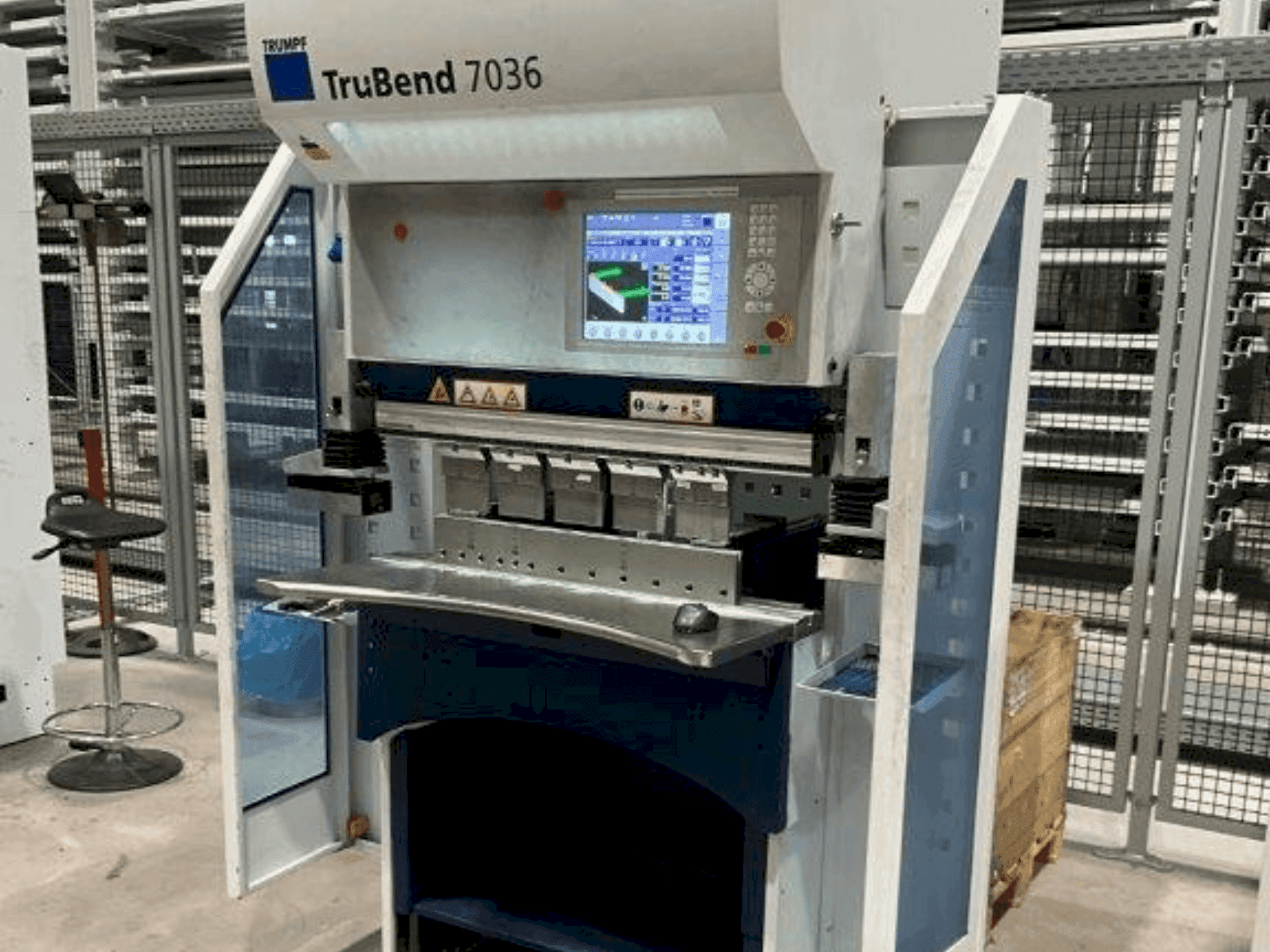 TRUMPF TruBend 7036-maskinen framifrån