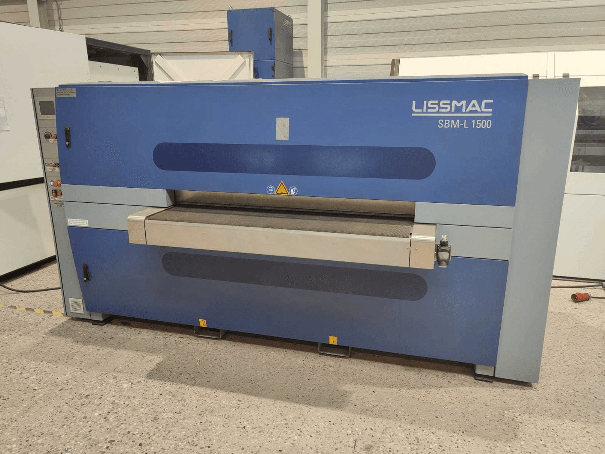 LISSMAC SBM-L 1500 G1S2-maskinen framifrån