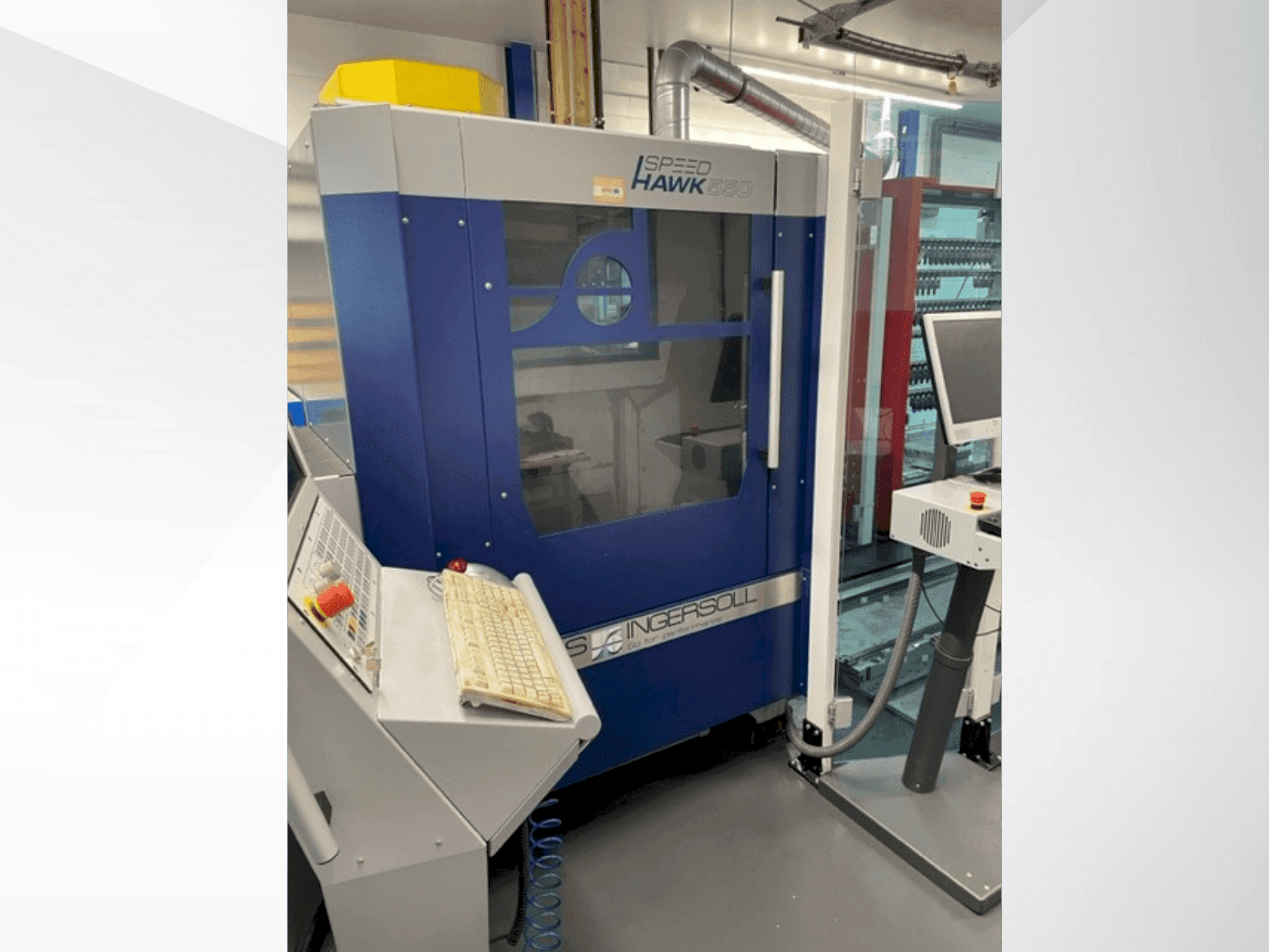 OPS INGERSOLL SPEED HAWK 550-maskinen framifrån