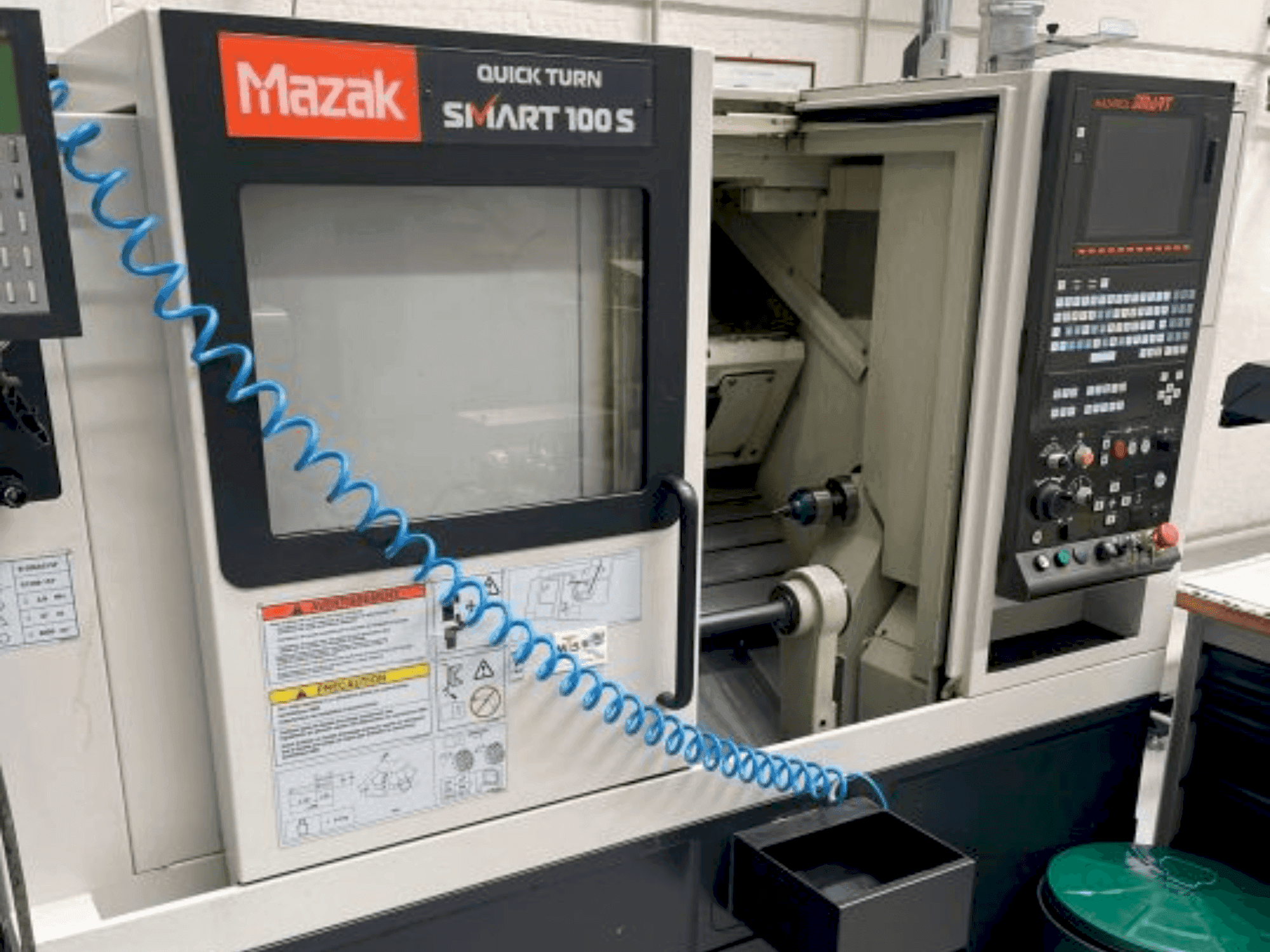 Mazak QT SMART-100-maskinen framifrån