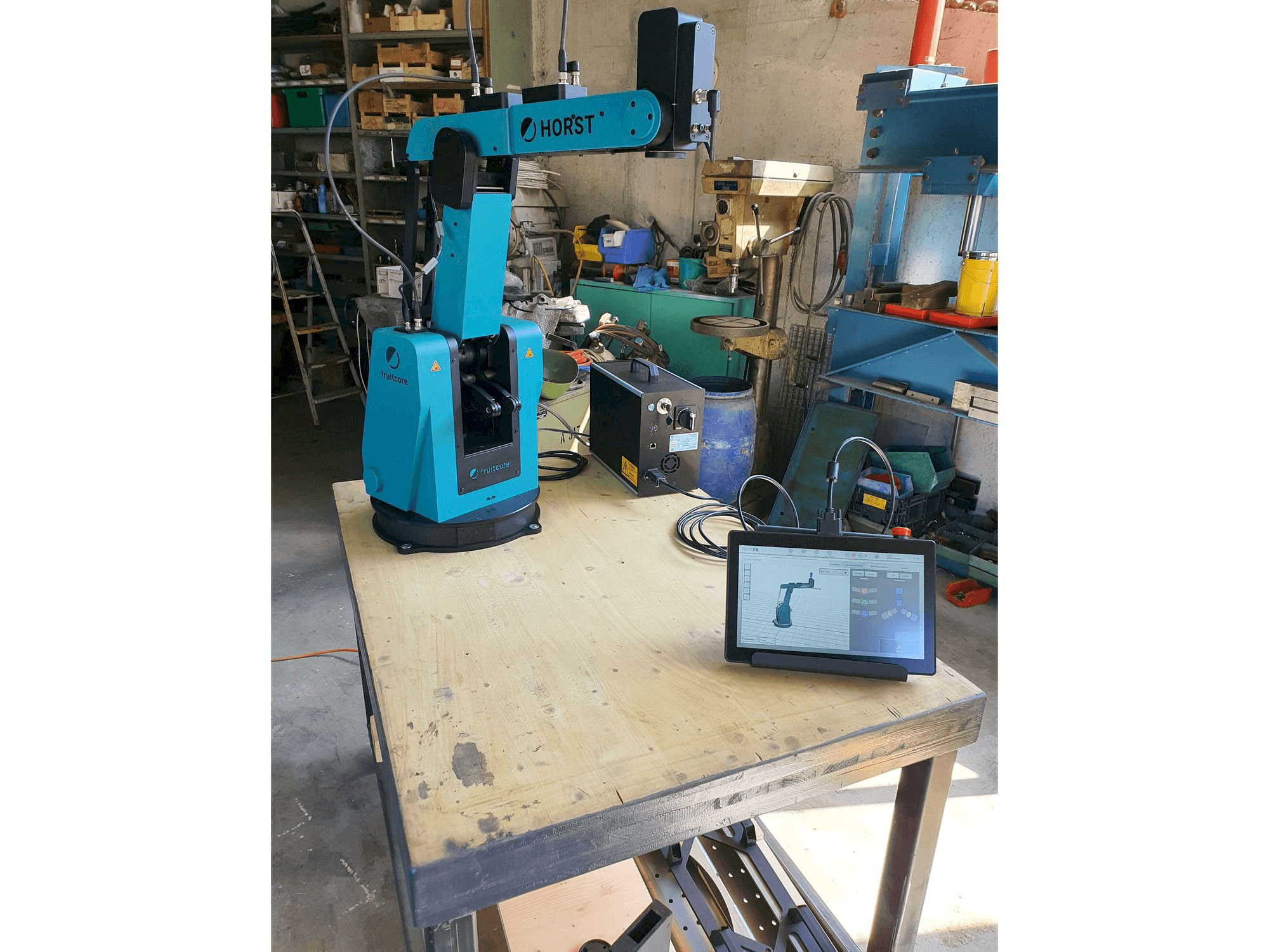 Fruitcore Horst 900-maskinen framifrån
