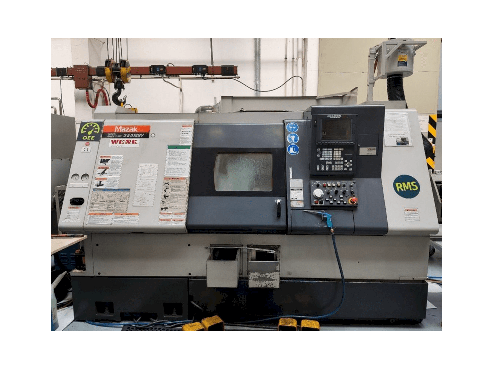 Mazak SQT-250 MSY-maskinen framifrån