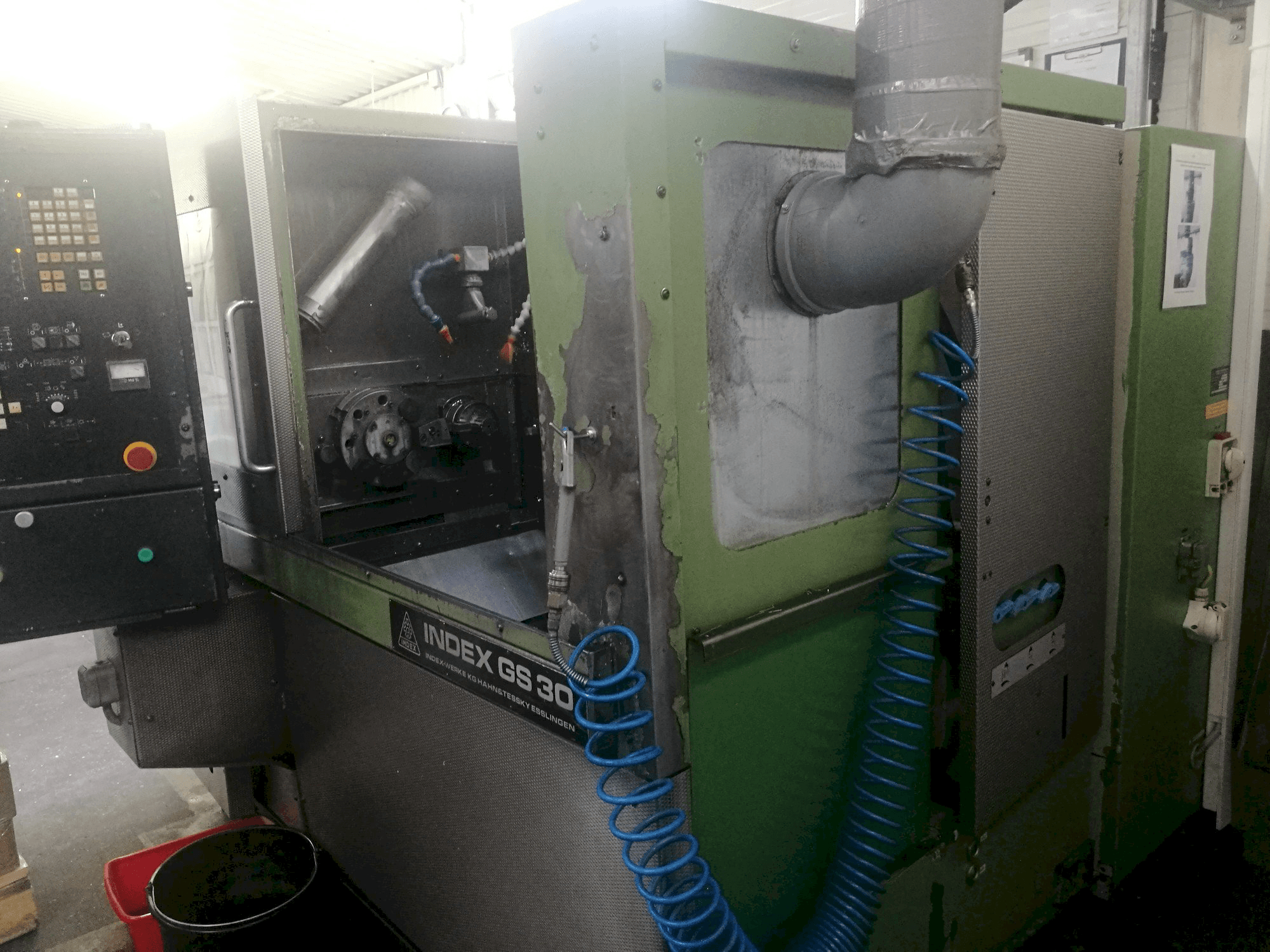 Index GS 30-maskinen framifrån