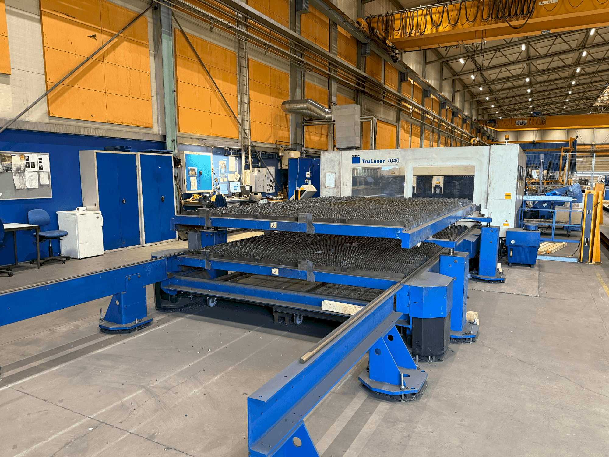 TRUMPF Trulaser 7040-maskinen framifrån