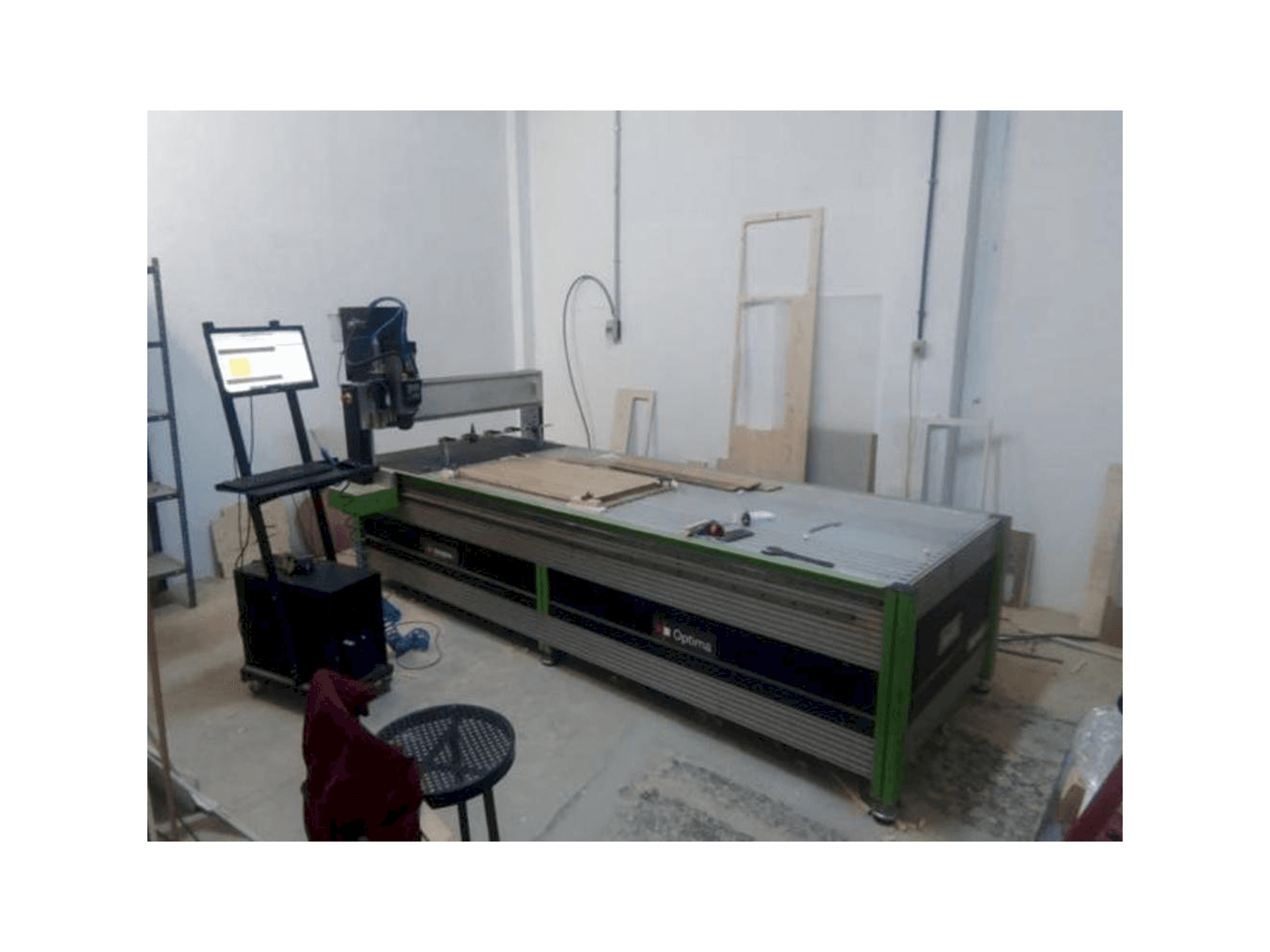 OPTIMA 2510-maskinen framifrån