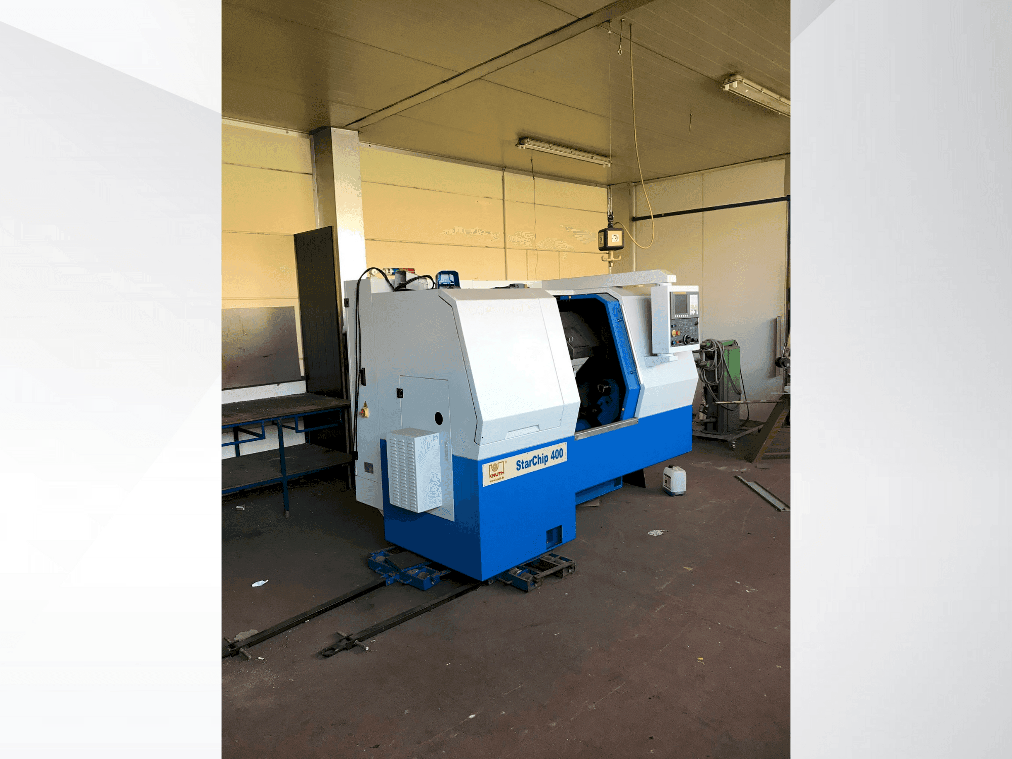 KNUTH Starship 400-maskinen framifrån