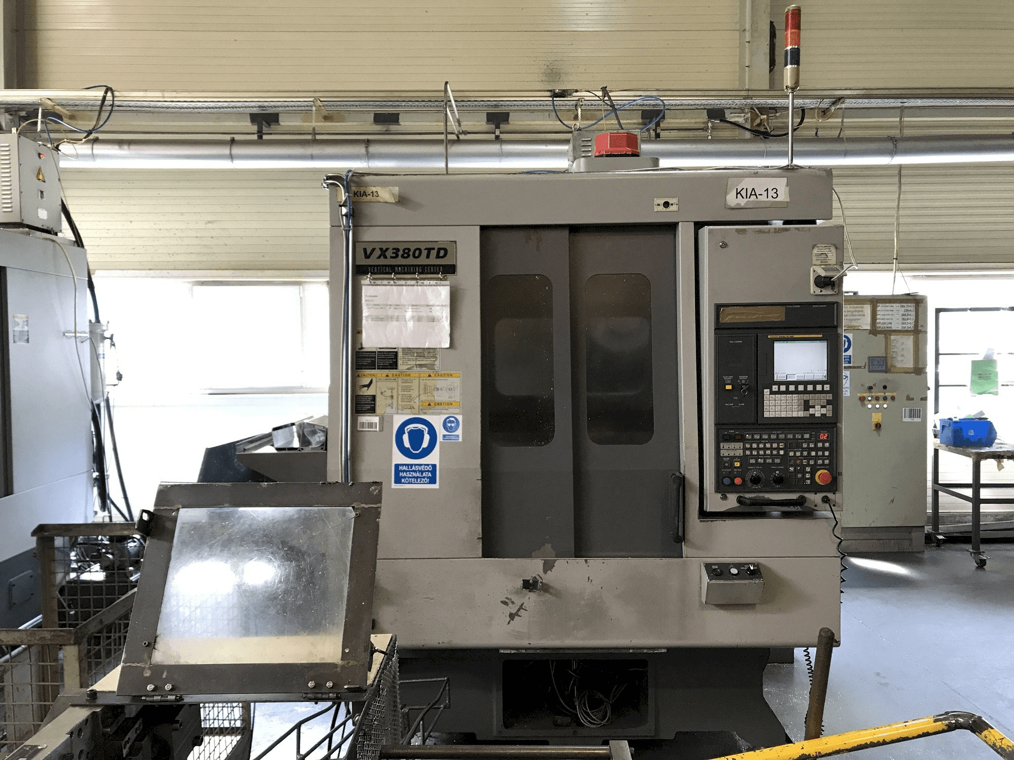 Hyundai Kia VX380TD-maskinen framifrån