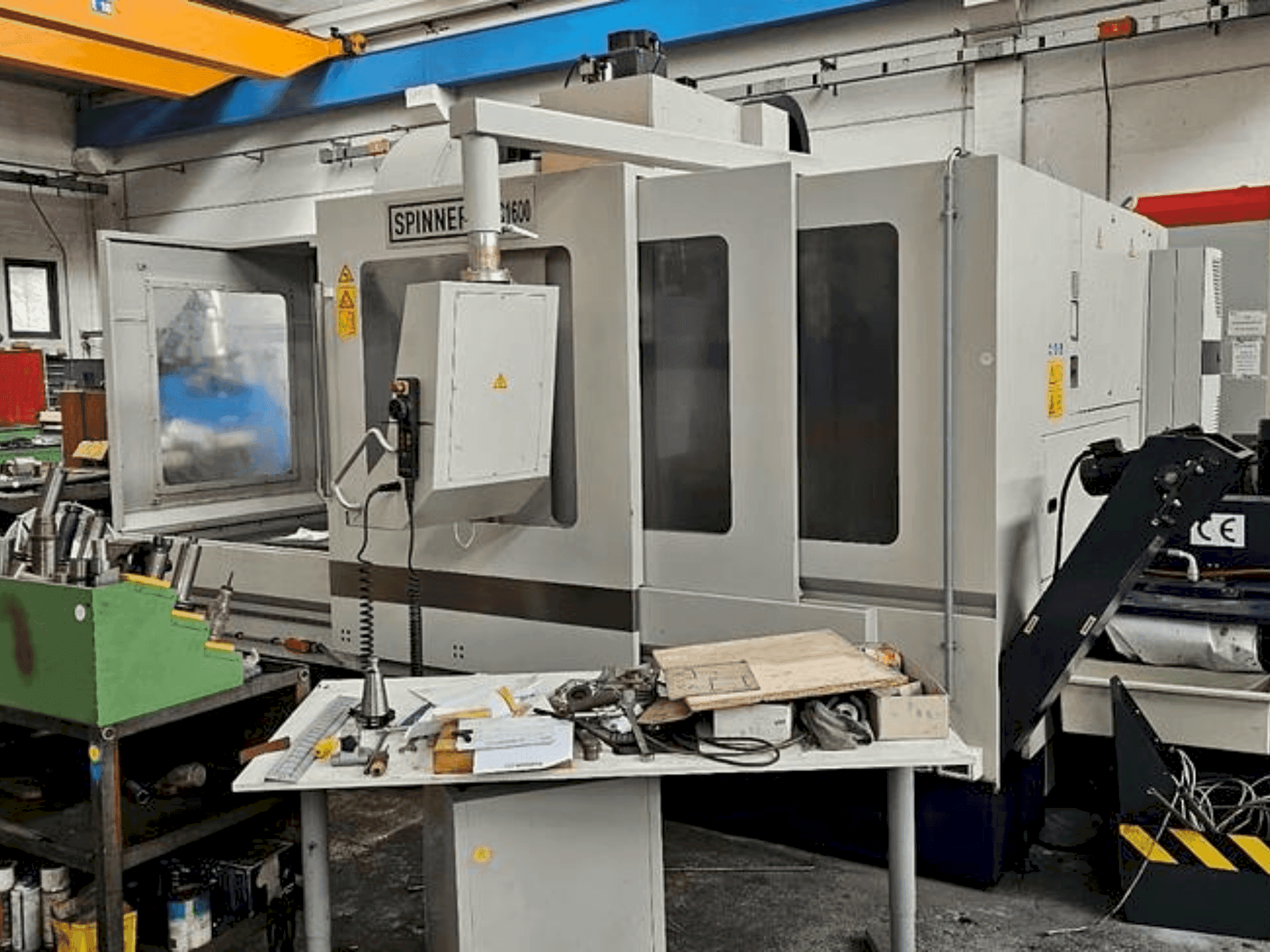 SPINNER MVC 1600-N-maskinen framifrån