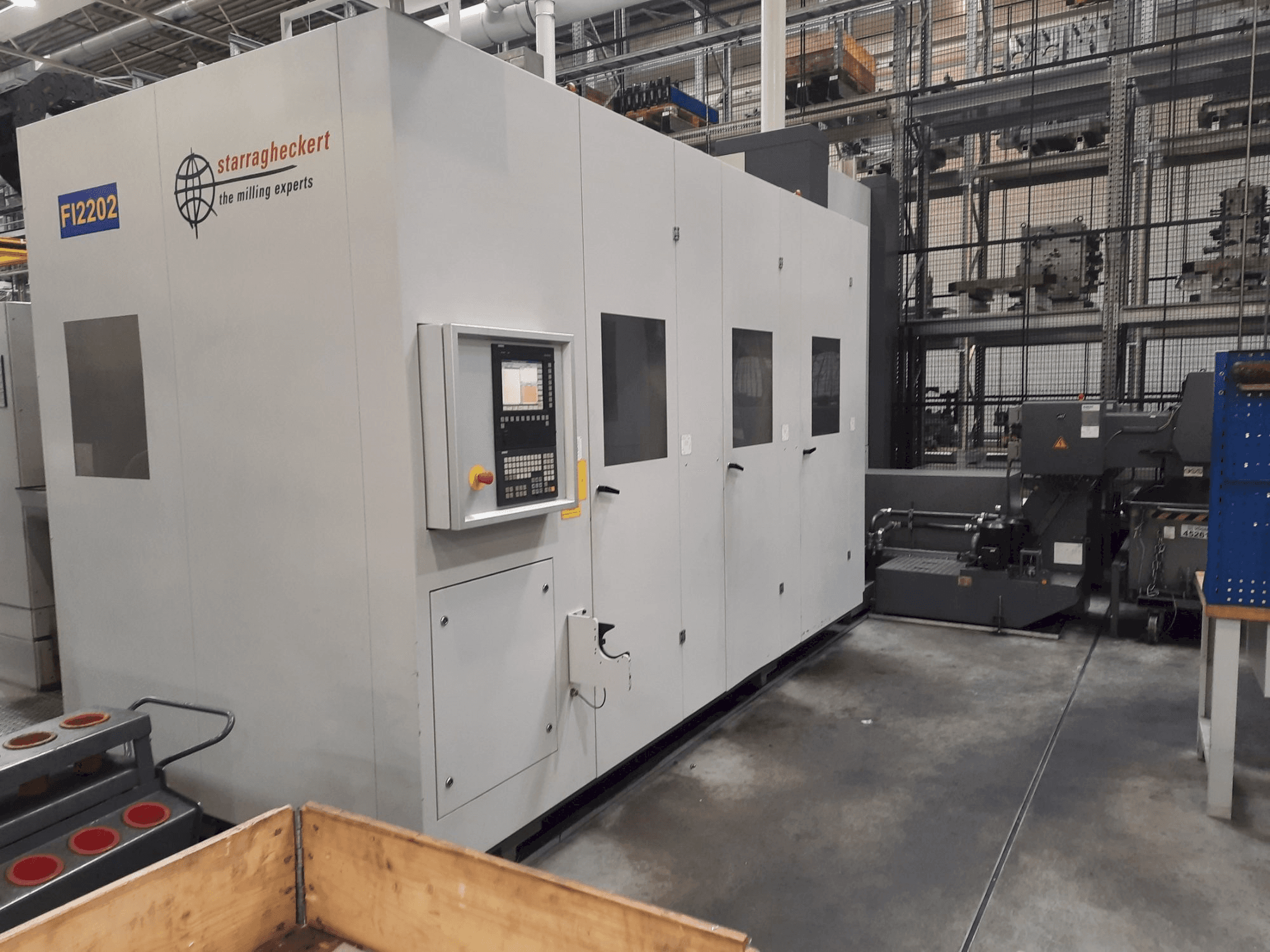 Heckert HEC 1000-maskinen framifrån