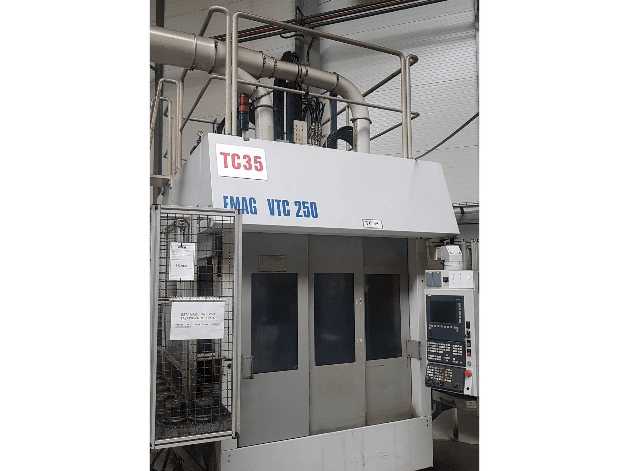 EMAG VTC 250-maskinen framifrån