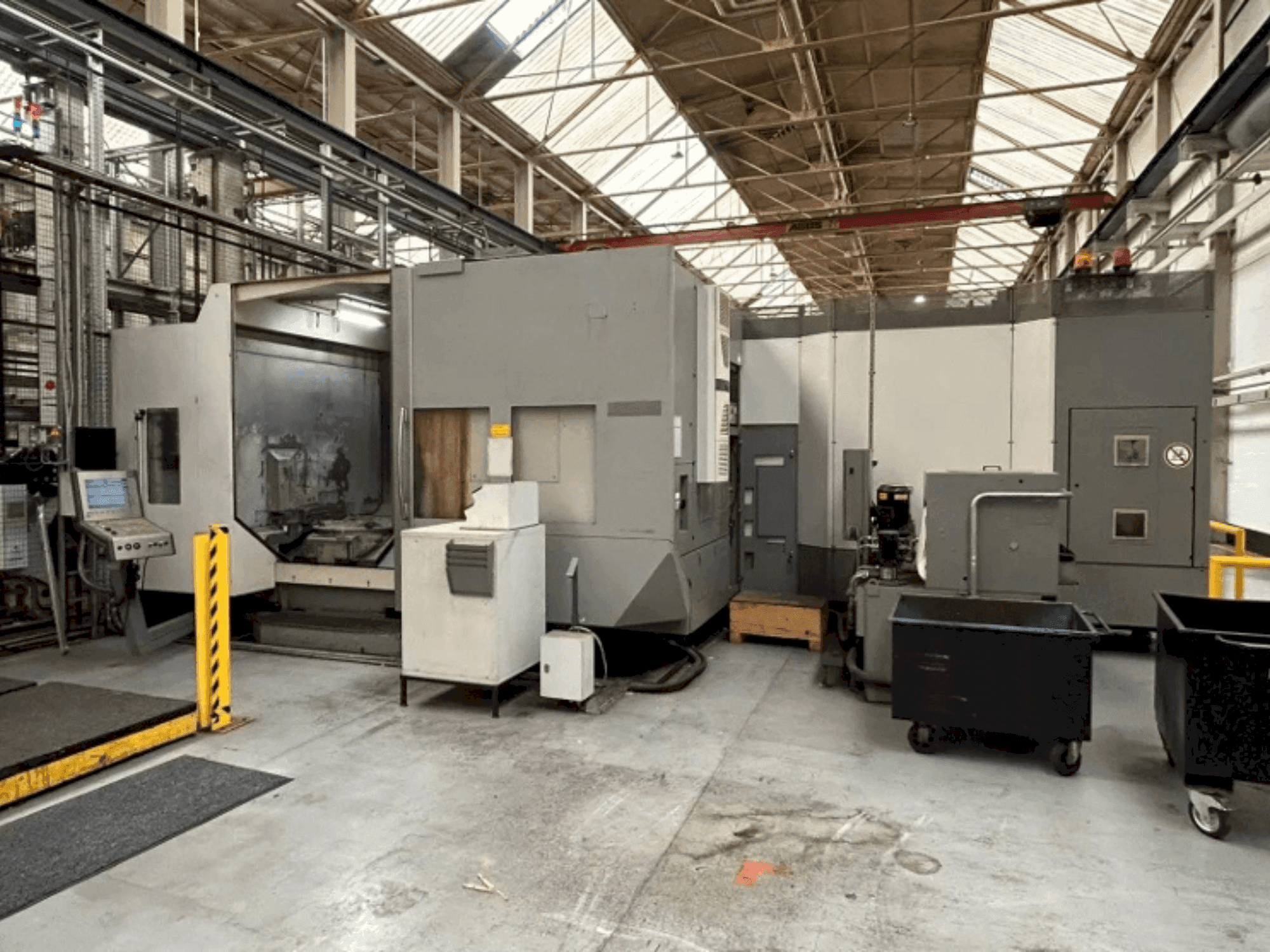 DMG DMC 100 H-maskinen framifrån