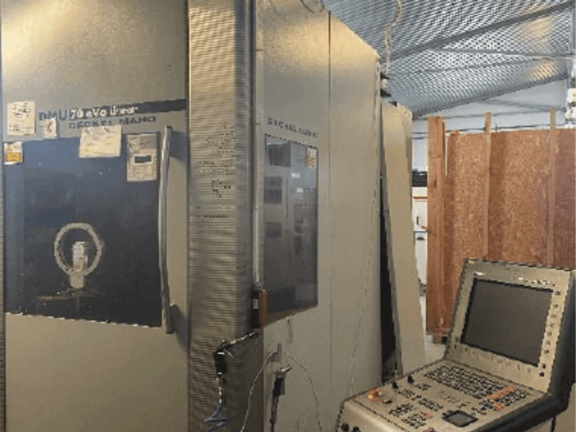 DMG DECKEL MAHO DMU 70 eVo-maskinen framifrån