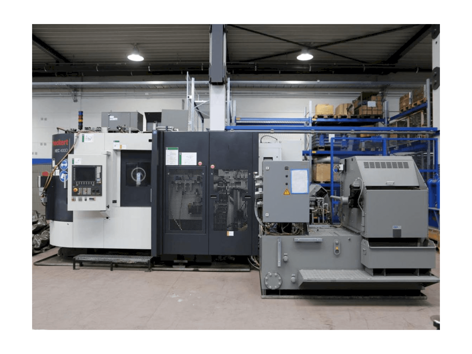 Heckert HEC 400D-maskinen framifrån