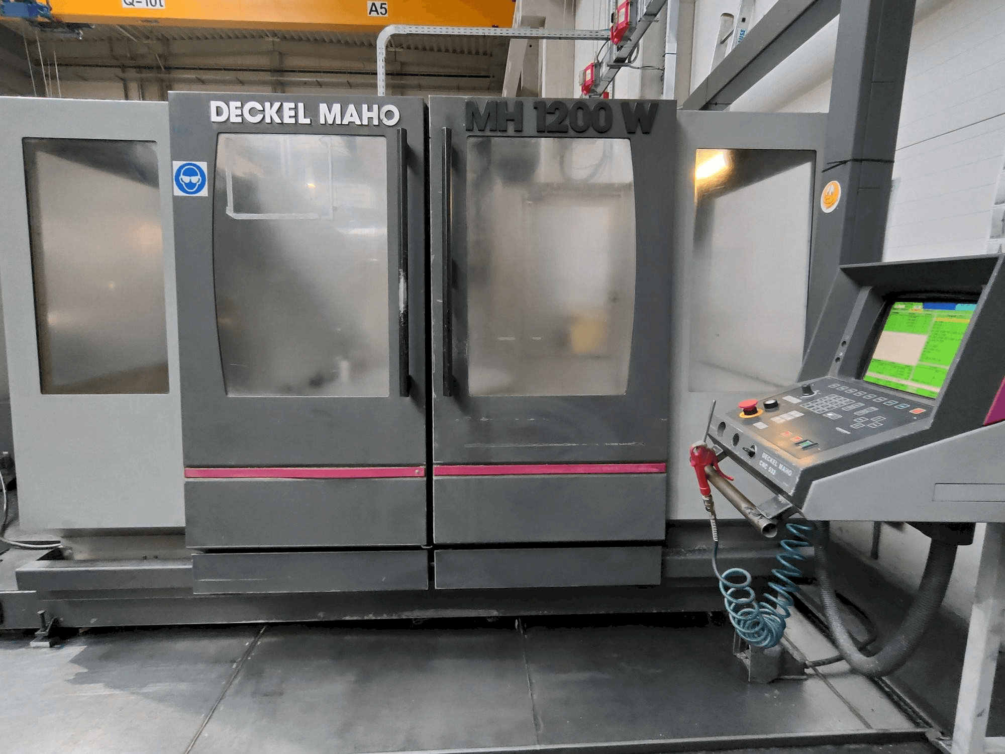 Maho MH 1200W-maskinen framifrån