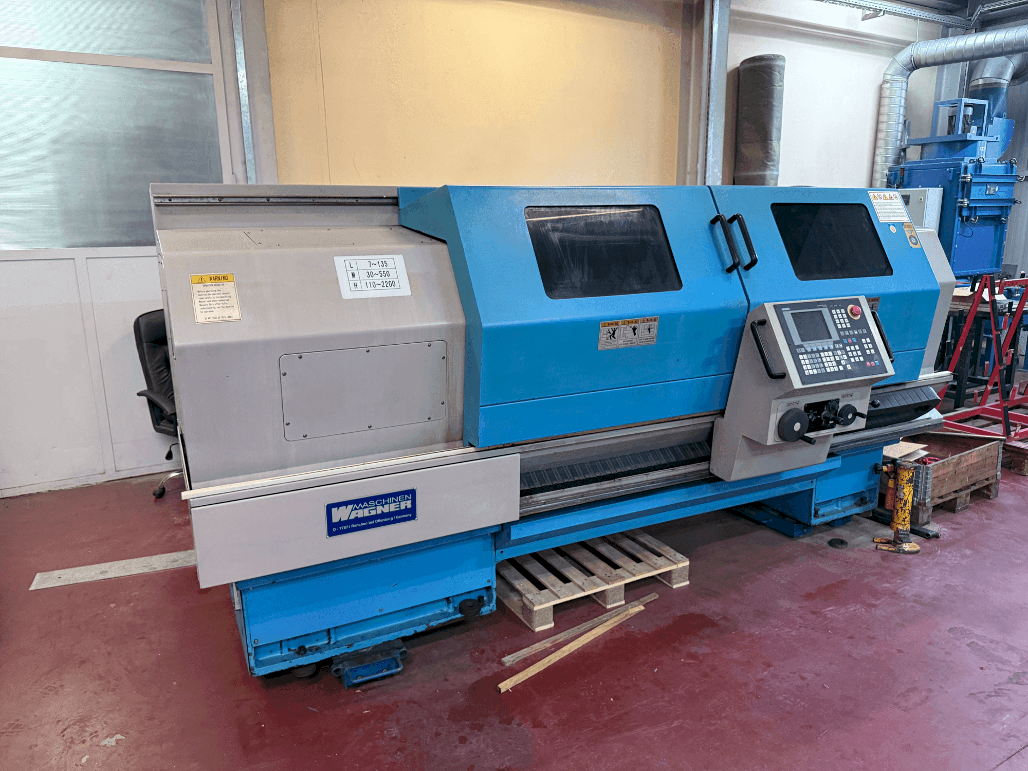 WAGNER WDE 500-maskinen framifrån