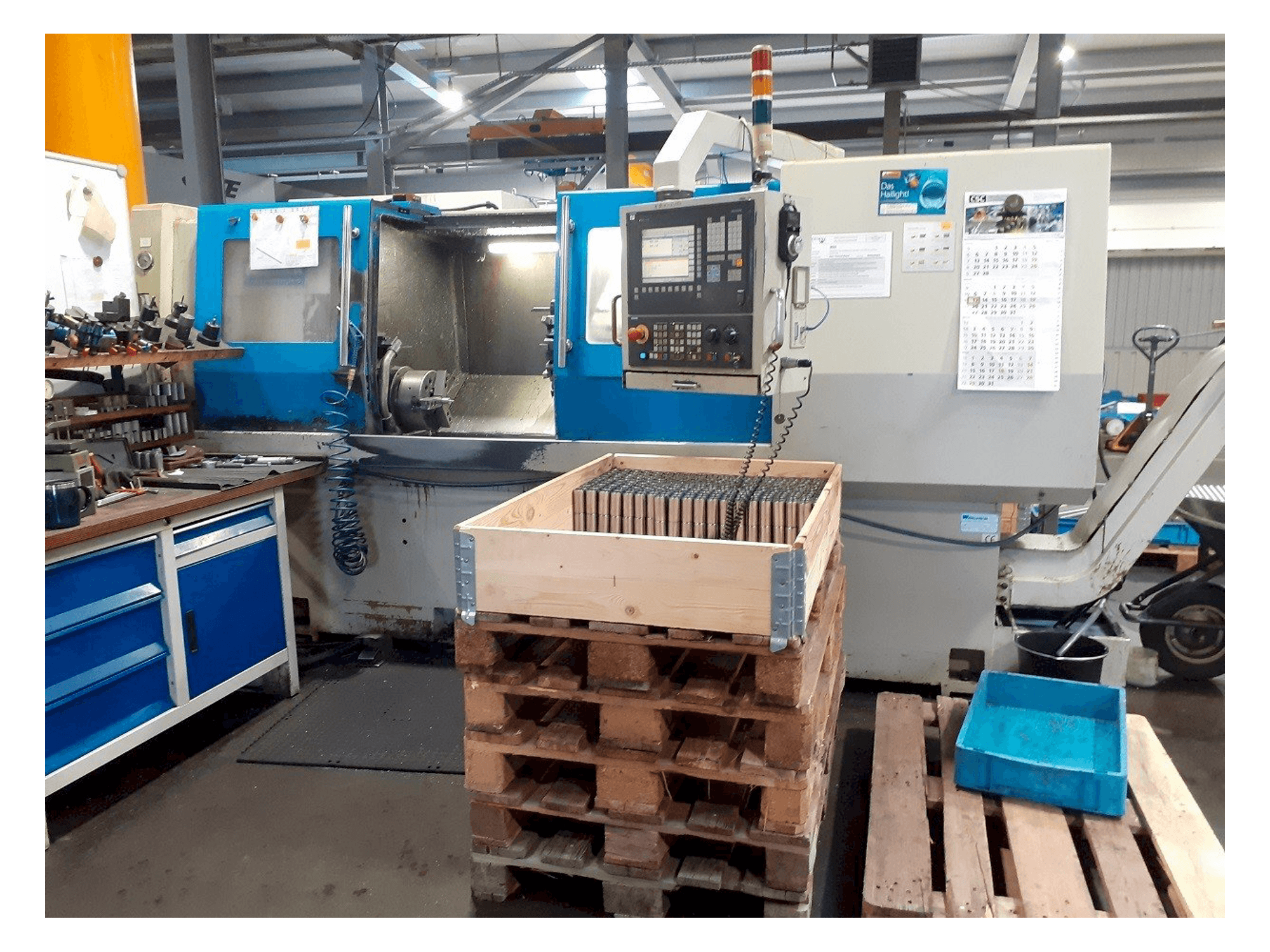 WAGNER Siemens WDS 560x1250-maskinen framifrån