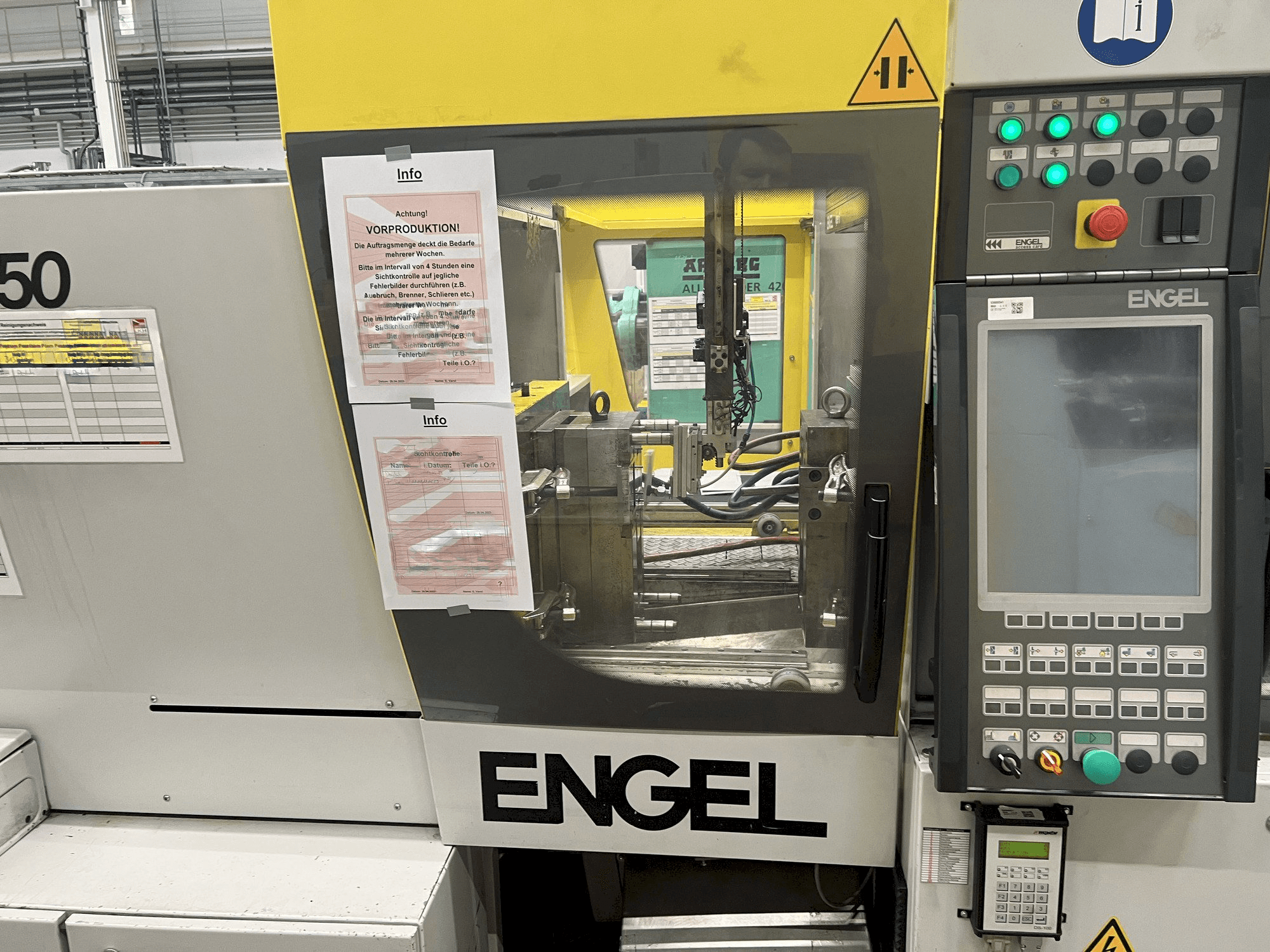 Engel Victory 200/50-maskinen framifrån