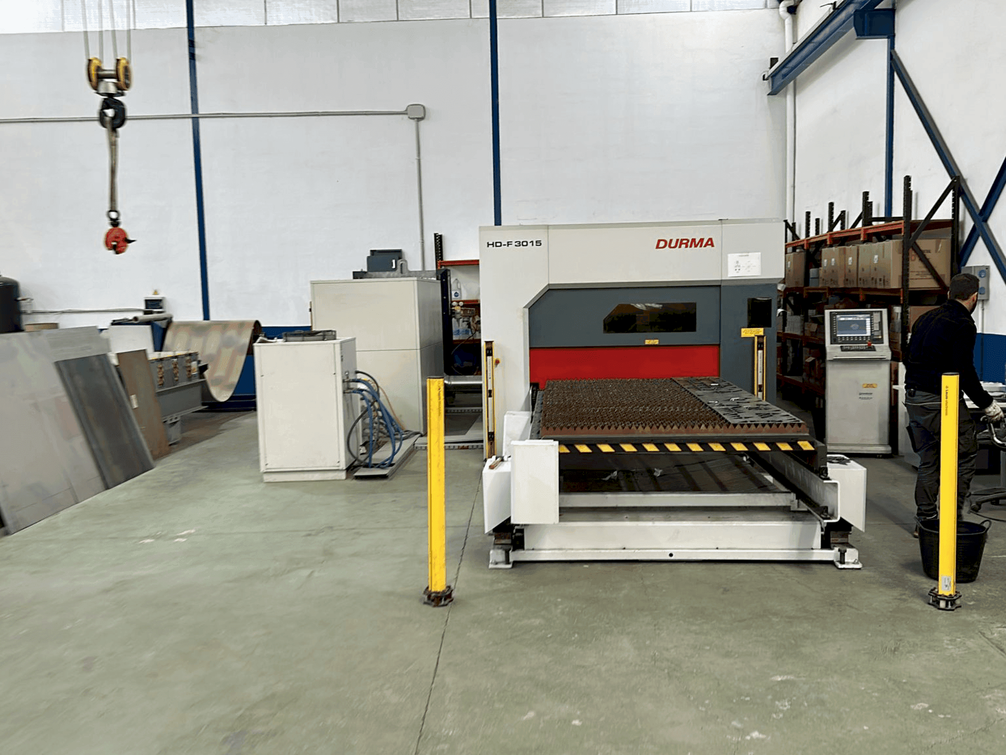 Durma HD-F 3015-maskinen framifrån