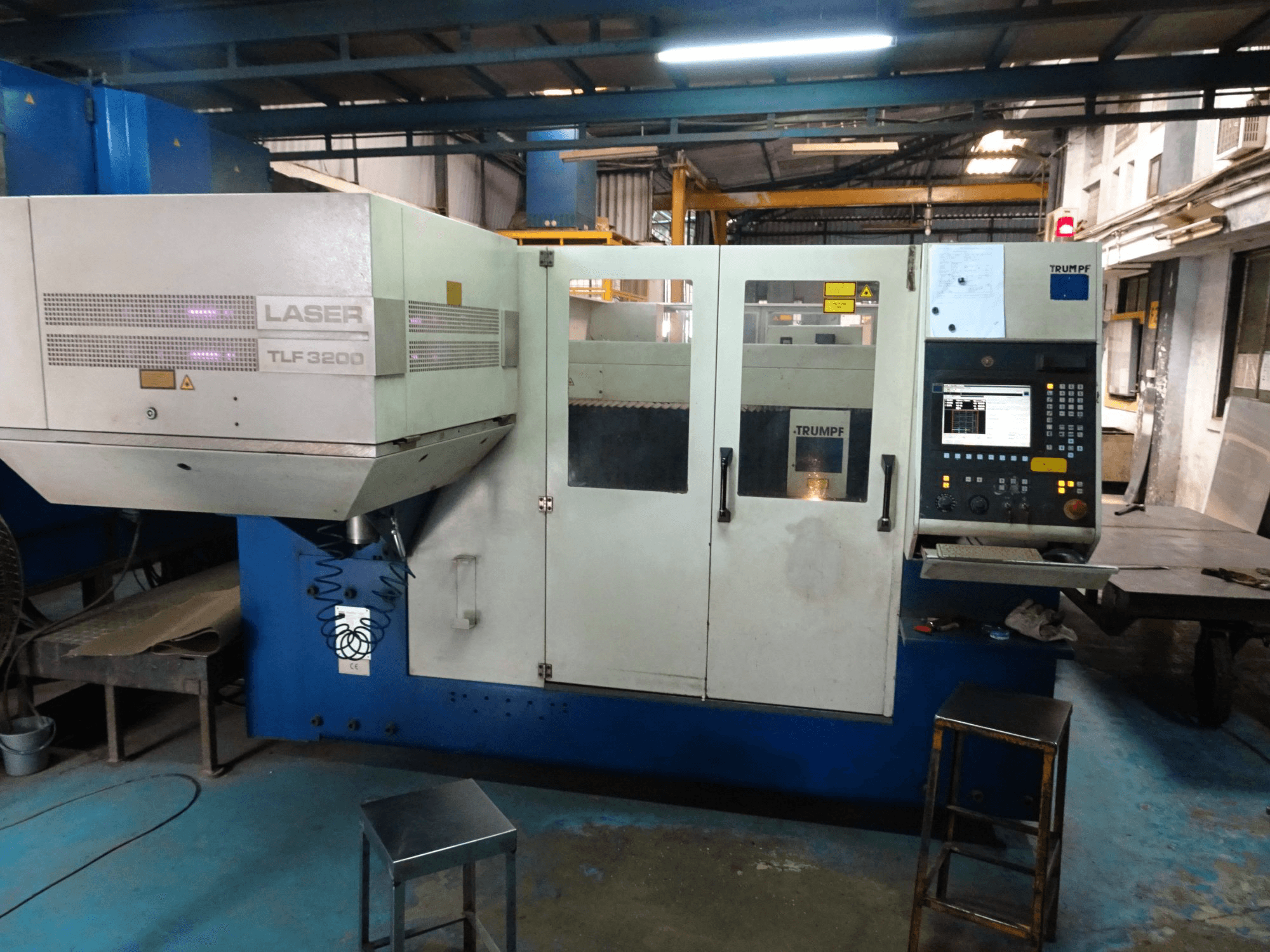 Trumpf-maskinen framifrånTrumatic L3020