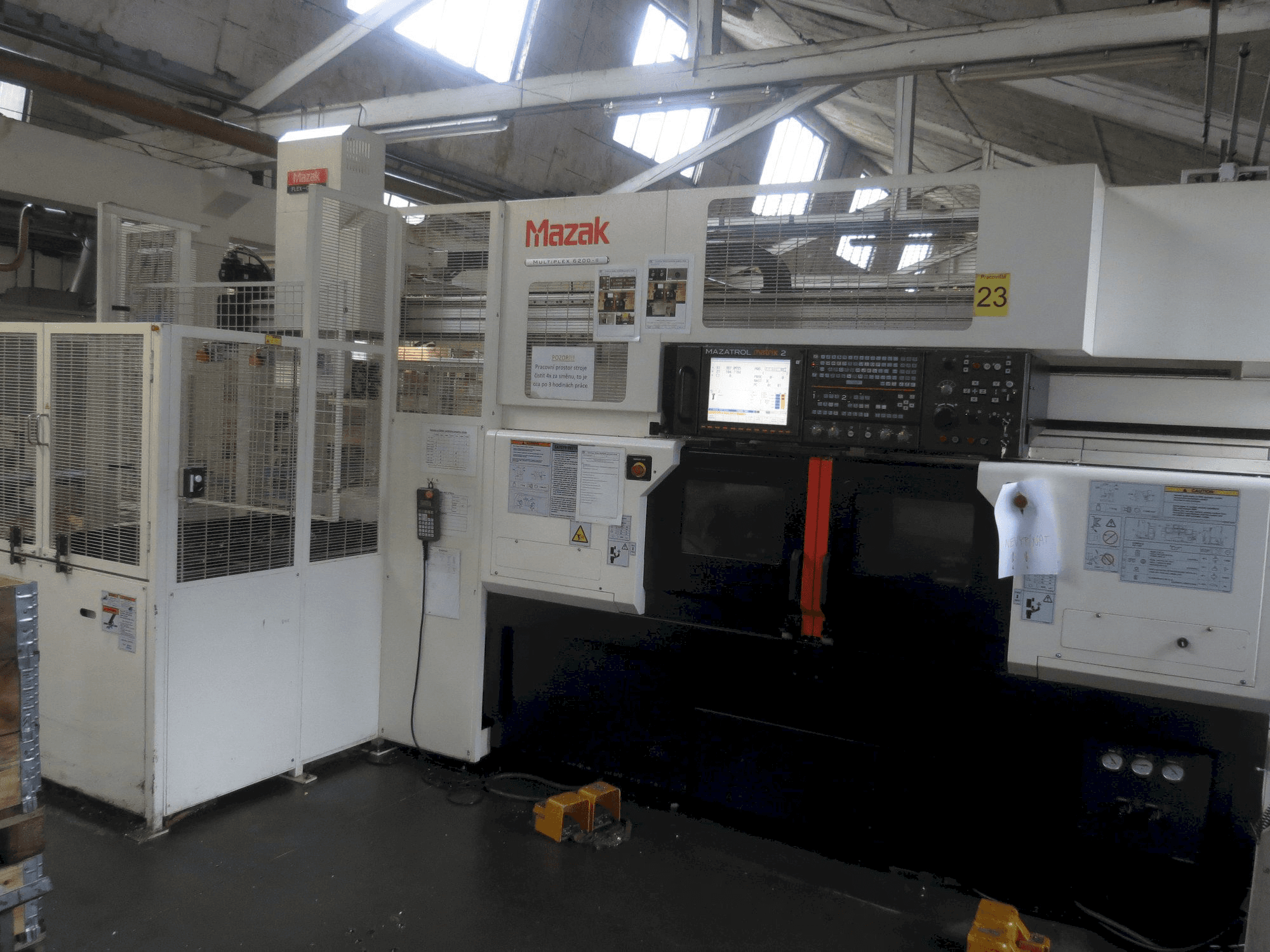 Mazak Multiplex 6200-II-maskinen framifrån