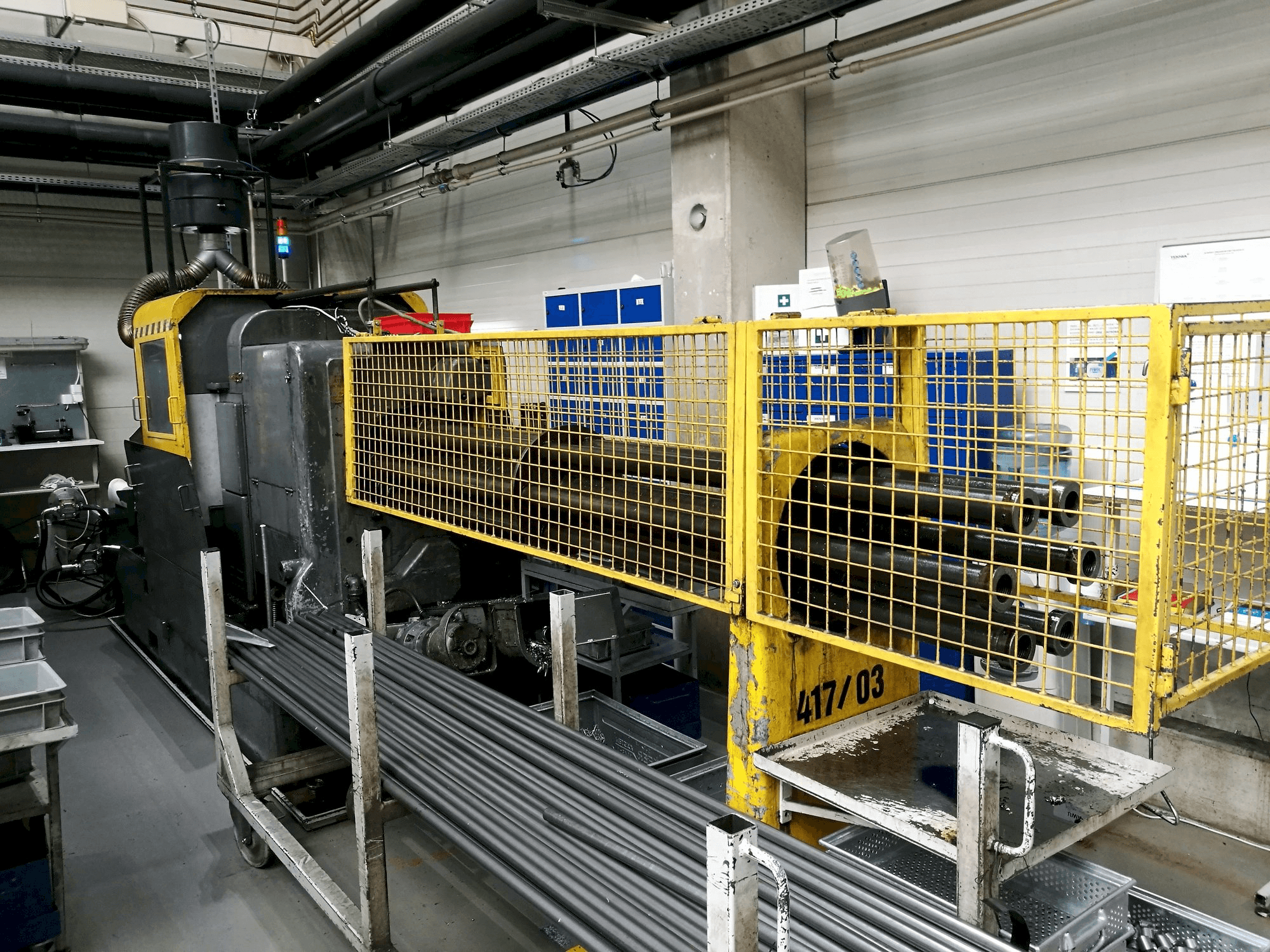 Wickman 1 3/8"-6-maskinen framifrån