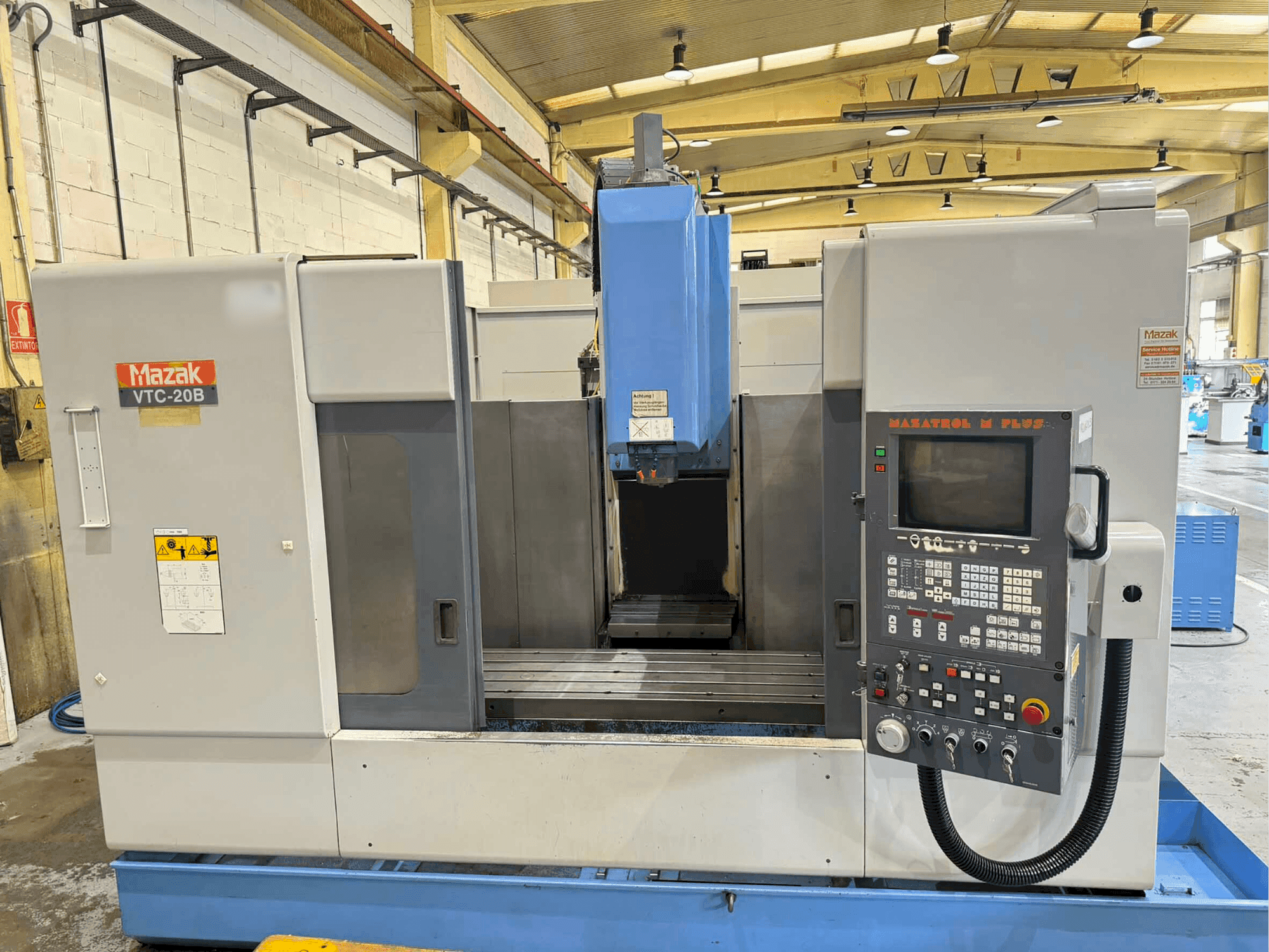 Mazak VTC 20 B-maskinen framifrån