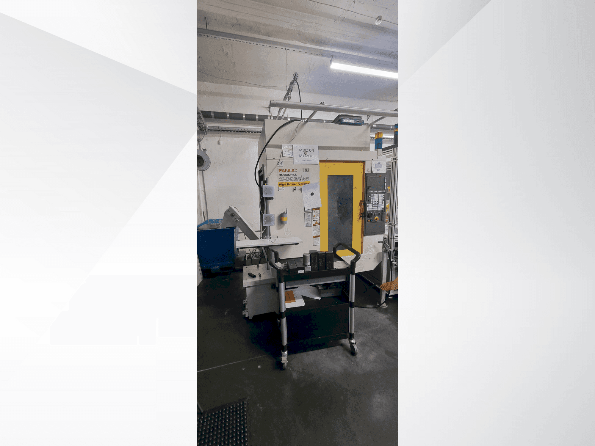 FANUC Robodrill α-D21 MiA5-maskinen framifrån