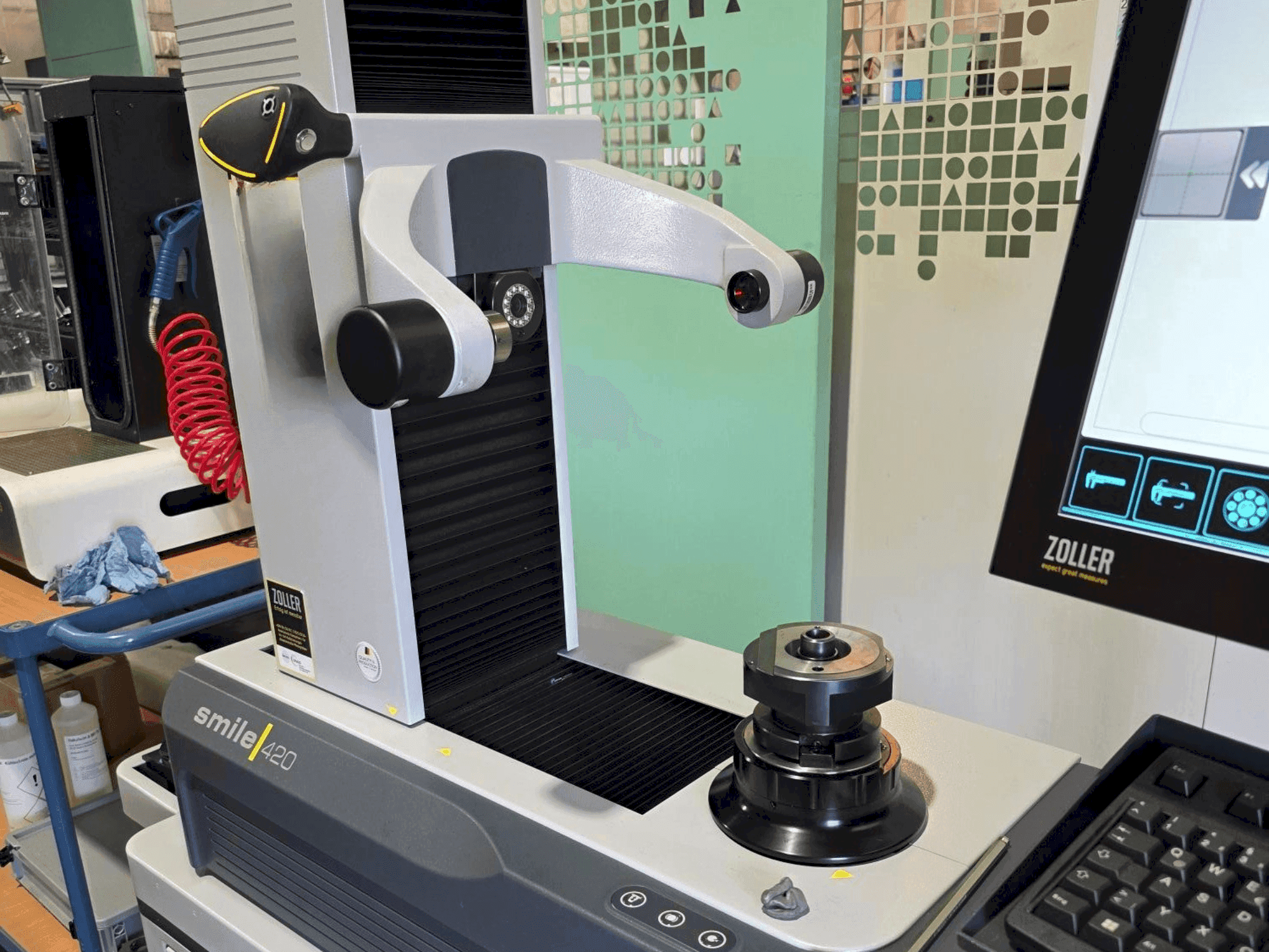Zoller Smile 420-maskinen framifrån