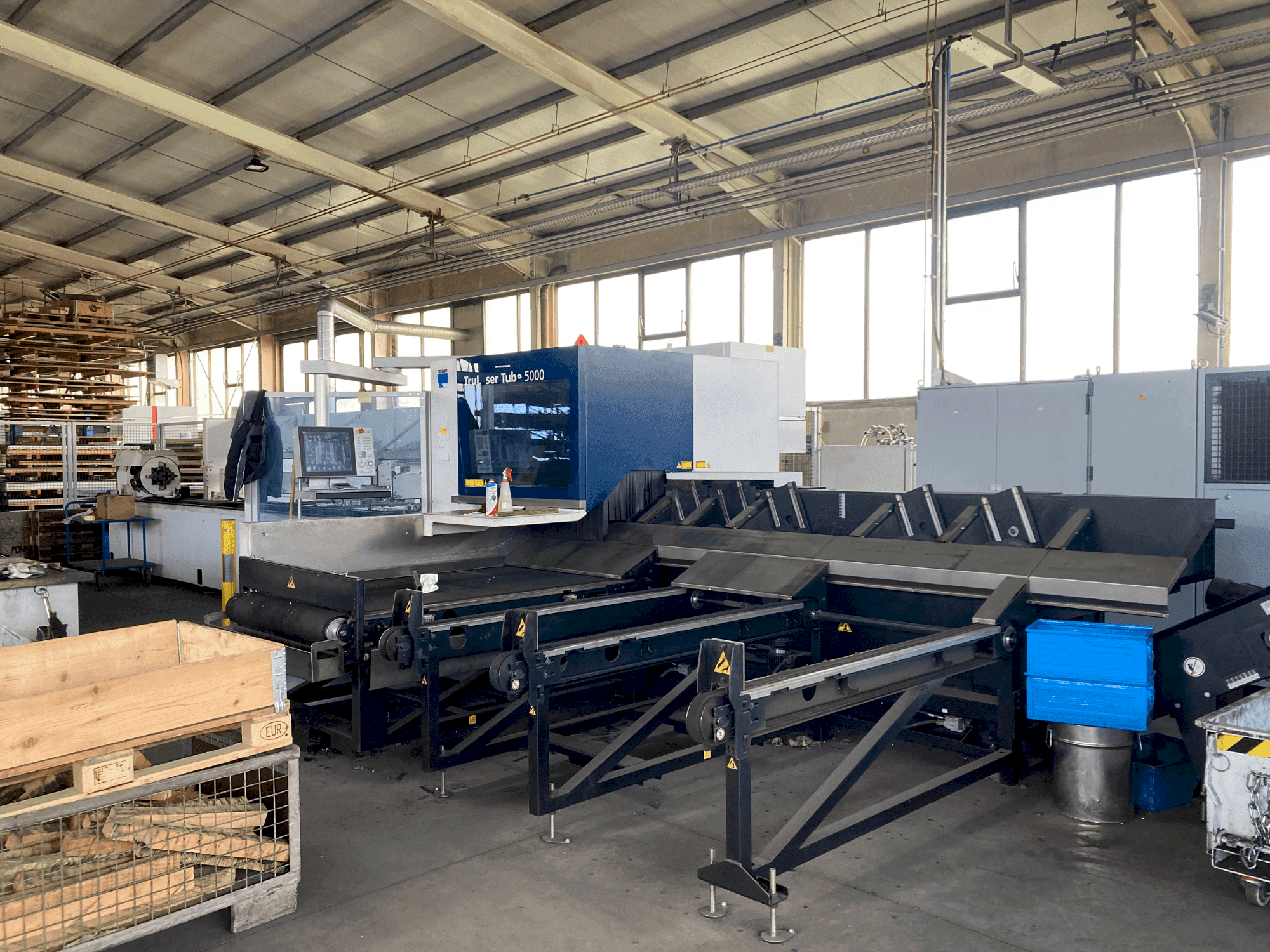 TRUMPF TruLaser Tube 5000-maskinen framifrån