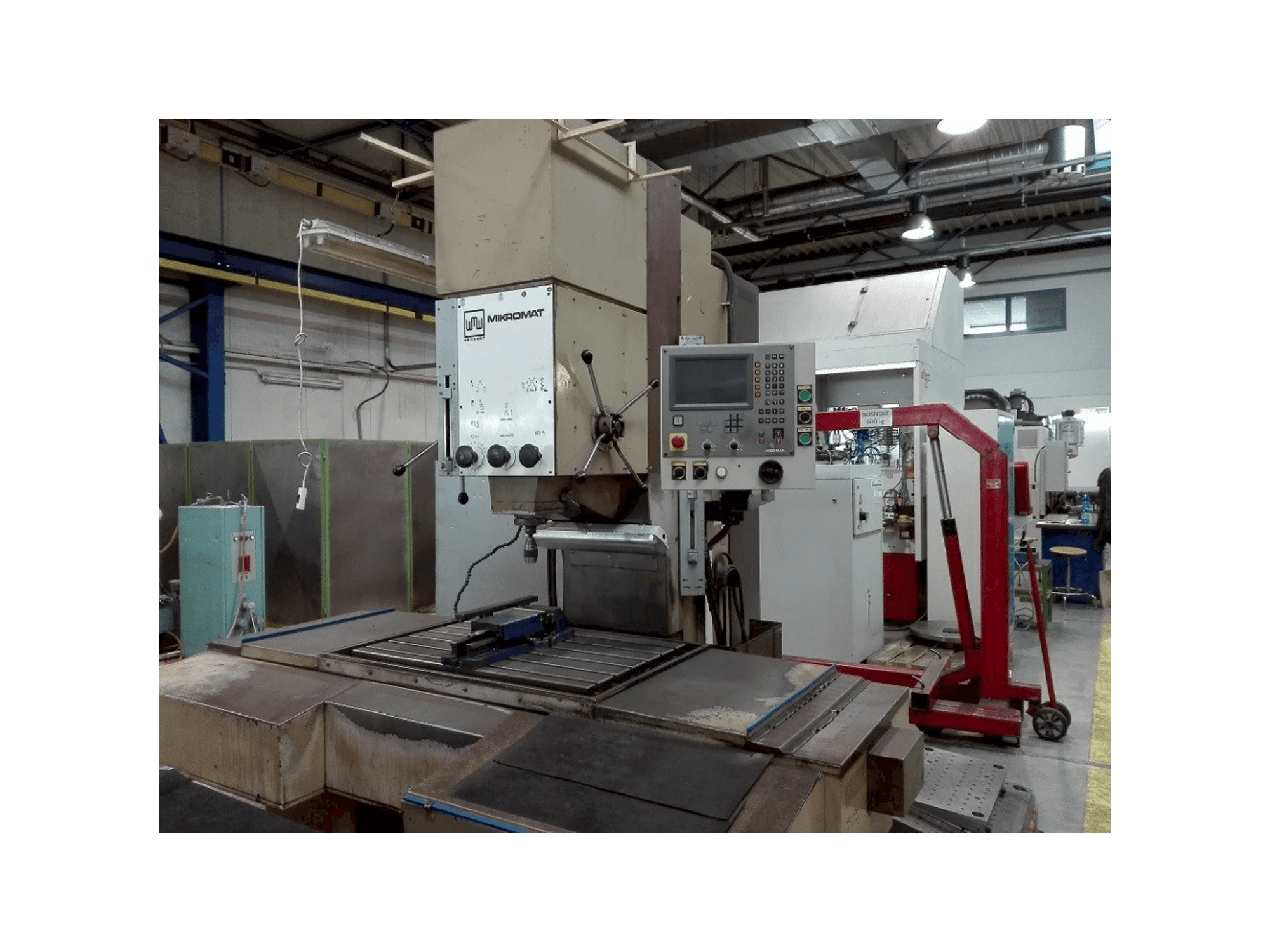 WMW Mikromat BKoE 630x1000 CNC-maskinen framifrån