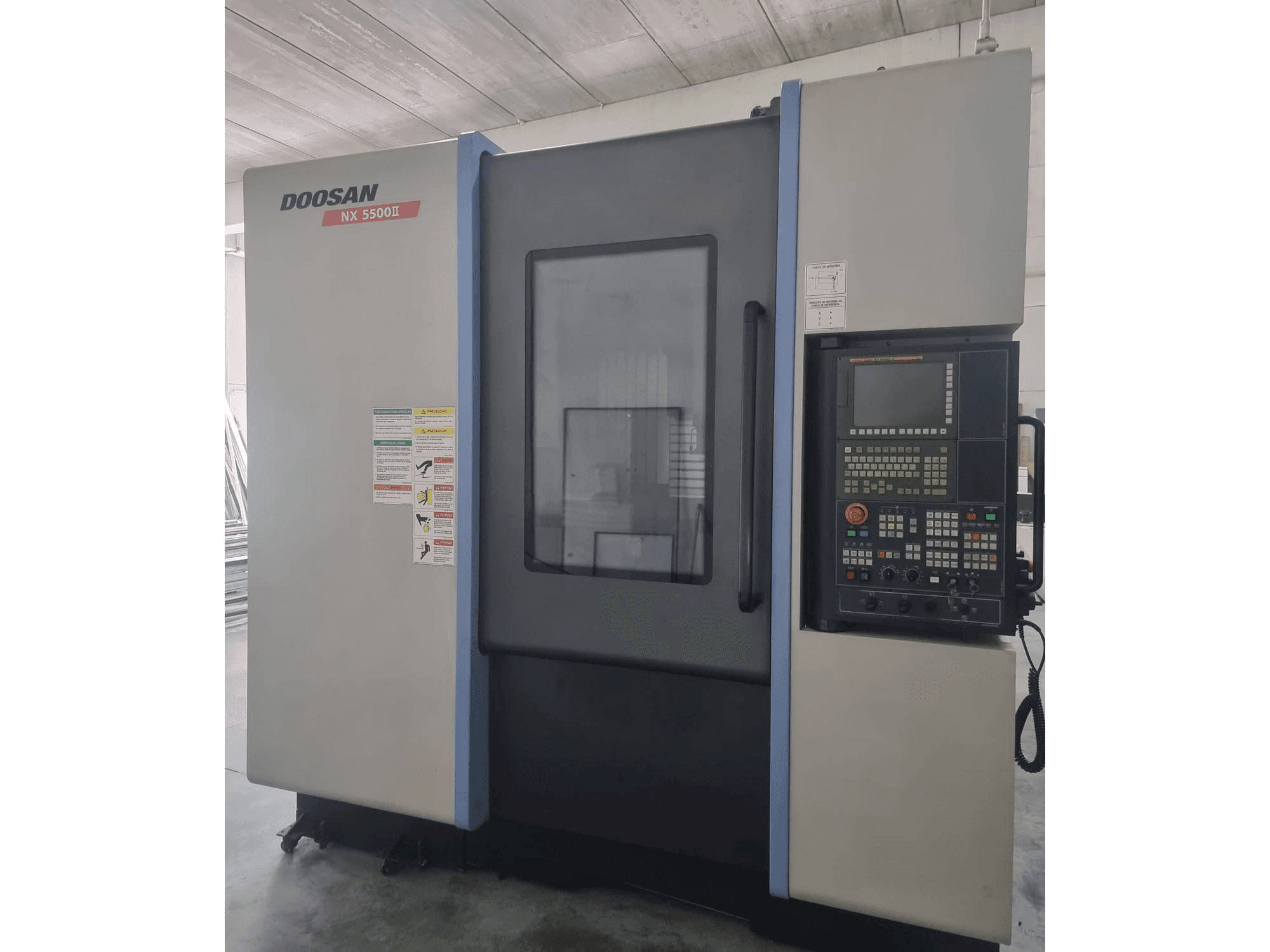 Doosan Nx5500 Ii-maskinen framifrån