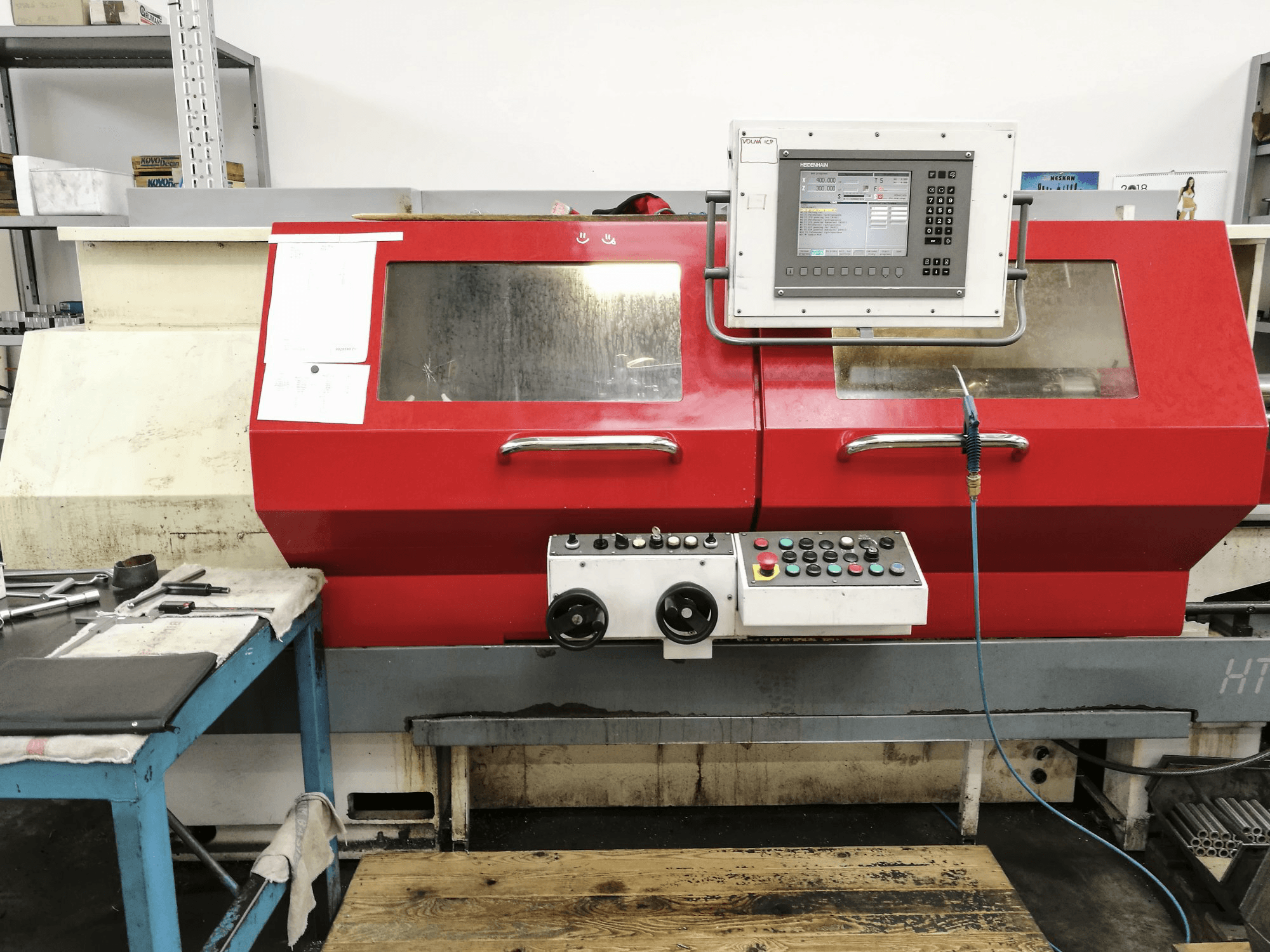 WEMAS-maskinen framifrånHT 540/1500