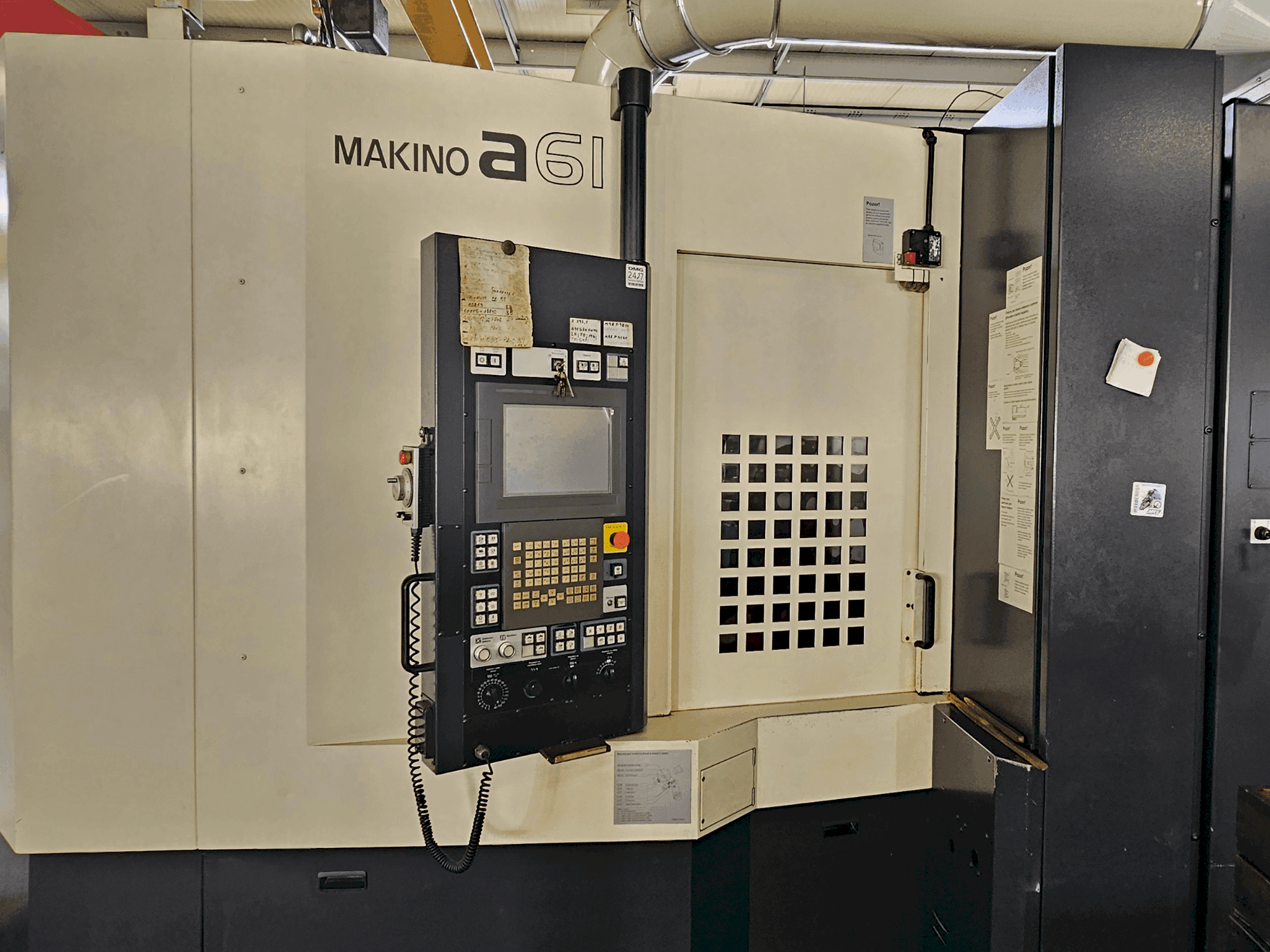 Makino a61-maskinen framifrån
