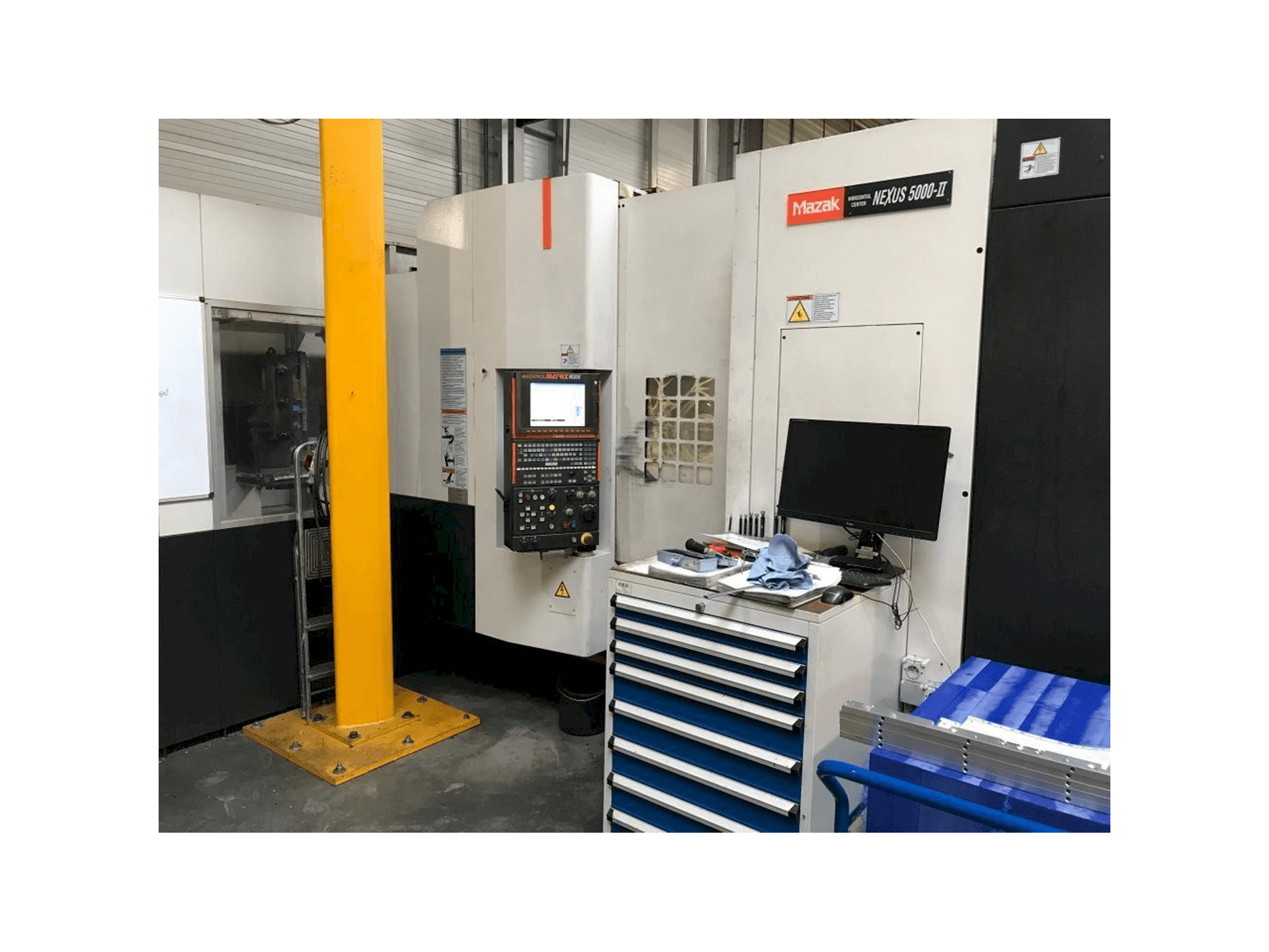 Mazak Nexus 5000-II-maskinen framifrån