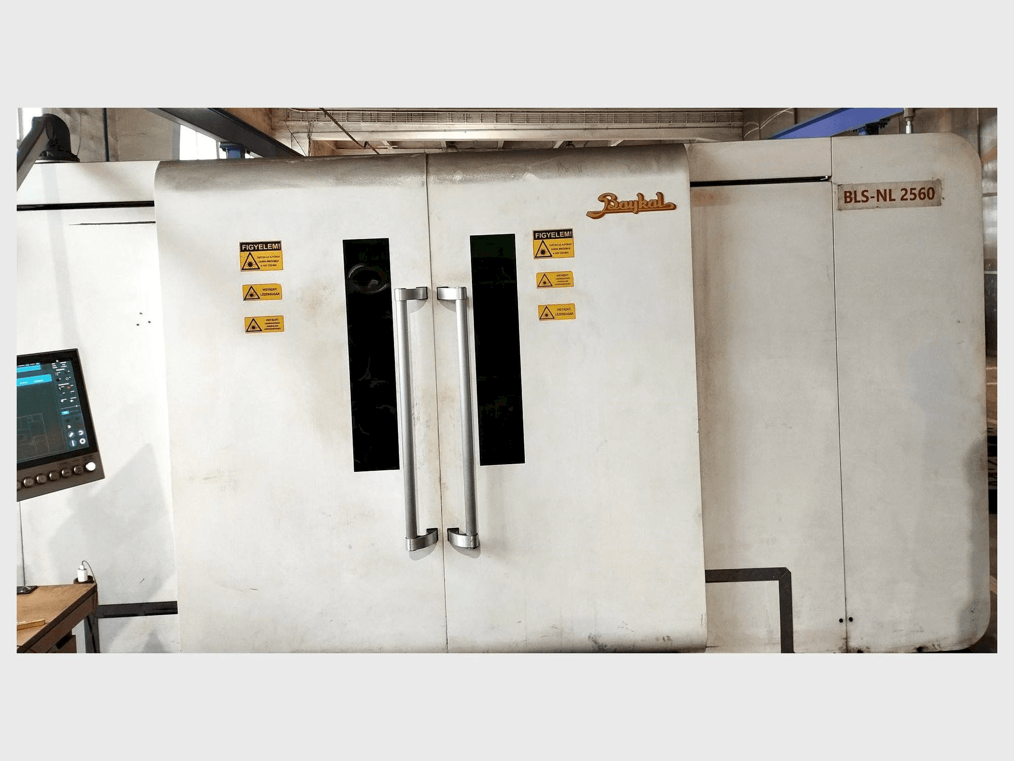 Baykal BLS-NL 2060 4kW Fiber-maskinen framifrån