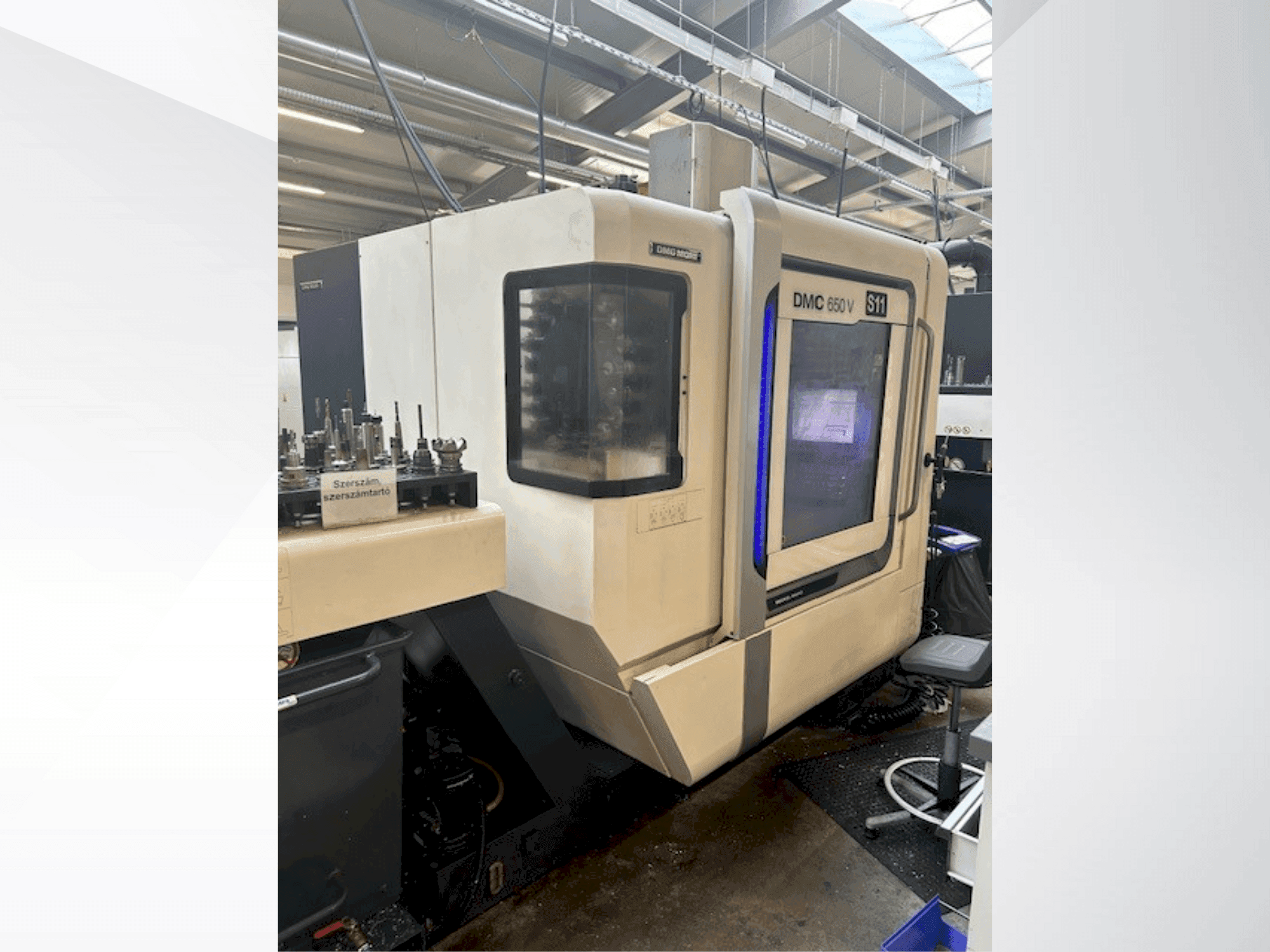 DMG MORI DMC 650 V-maskinen framifrån