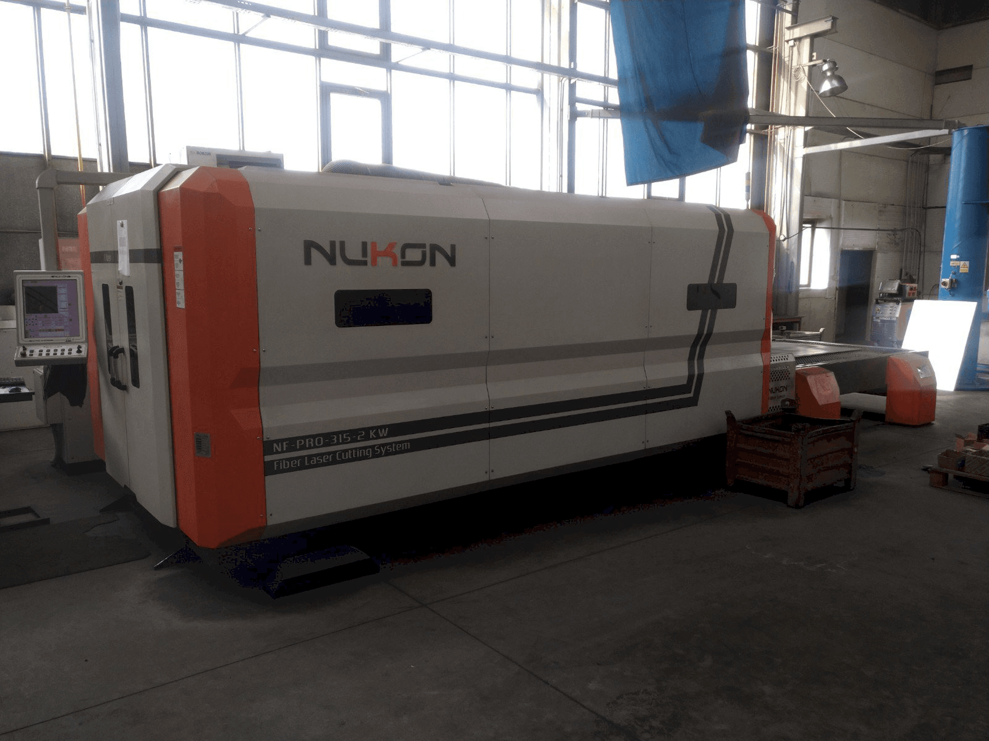 NUKON NF PRO 315-maskinen framifrån