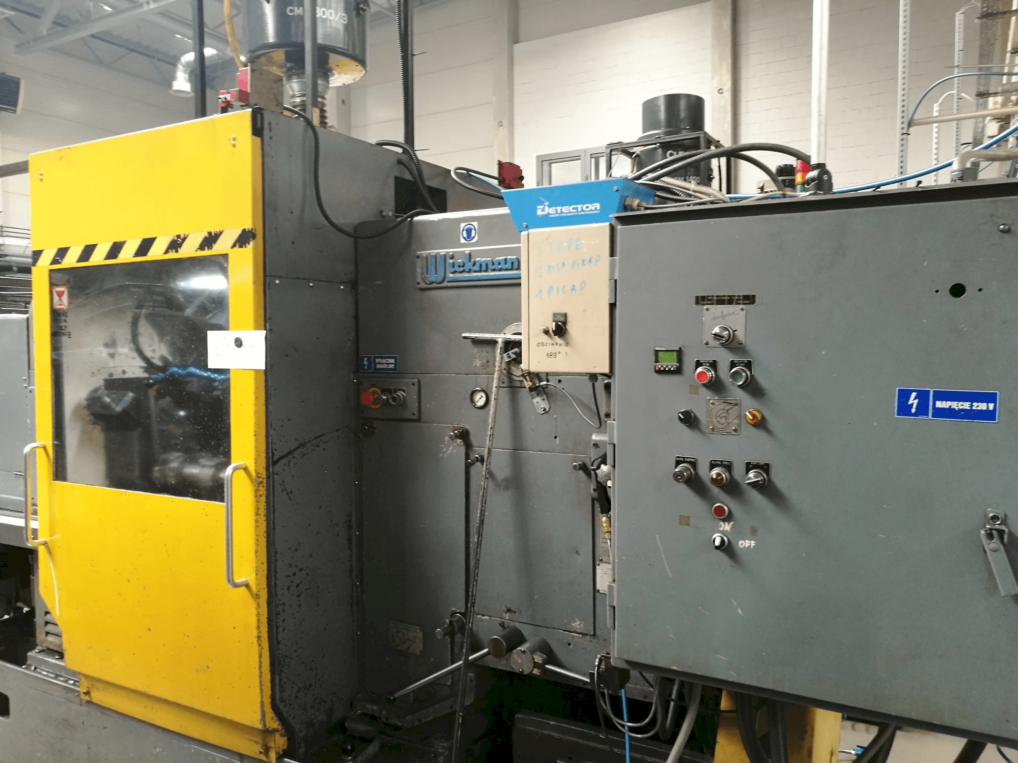 Wickman 2 1/4"-6-maskinen framifrån