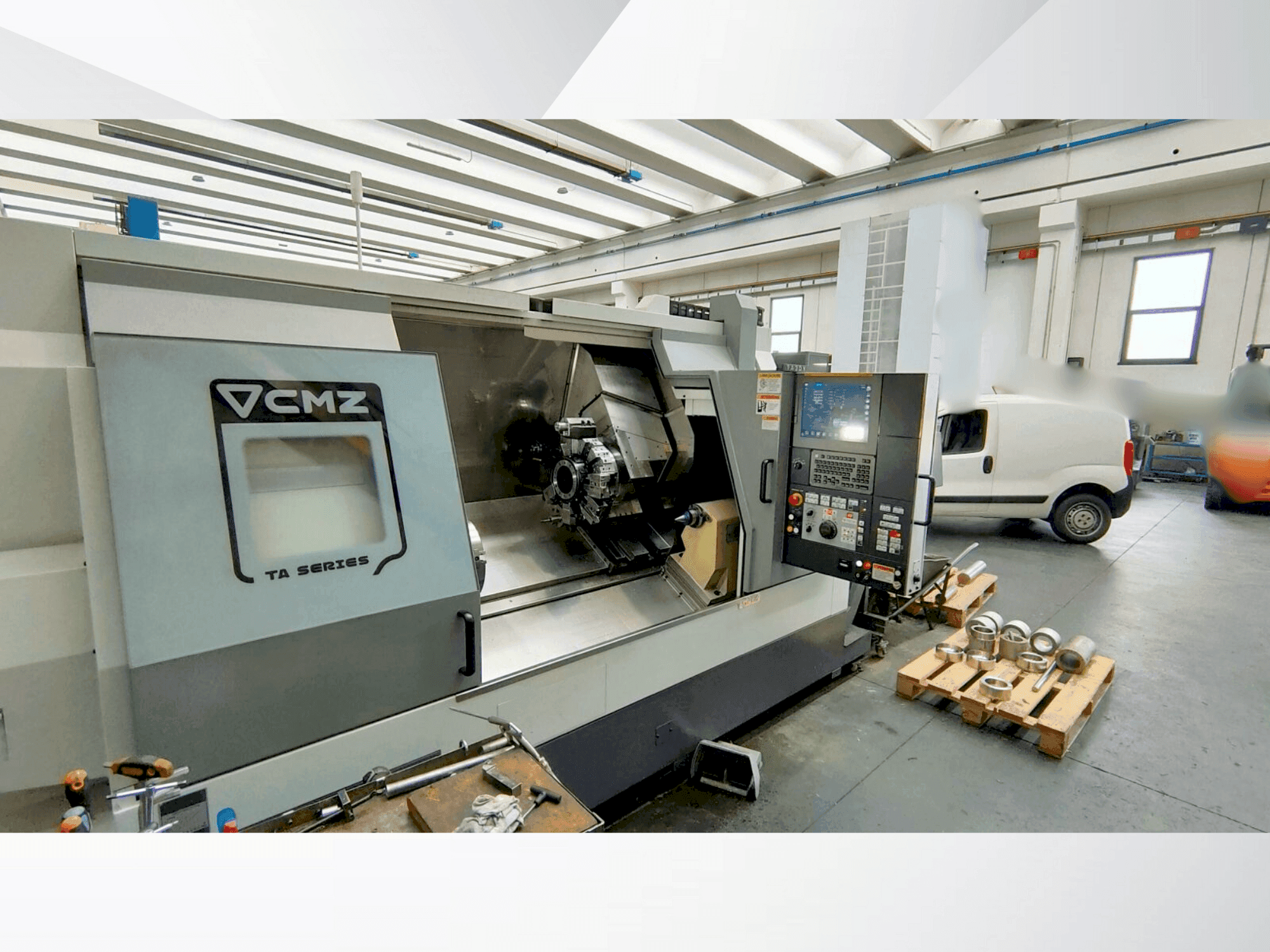 CMZ TA 30 TY 1100-maskinen framifrån