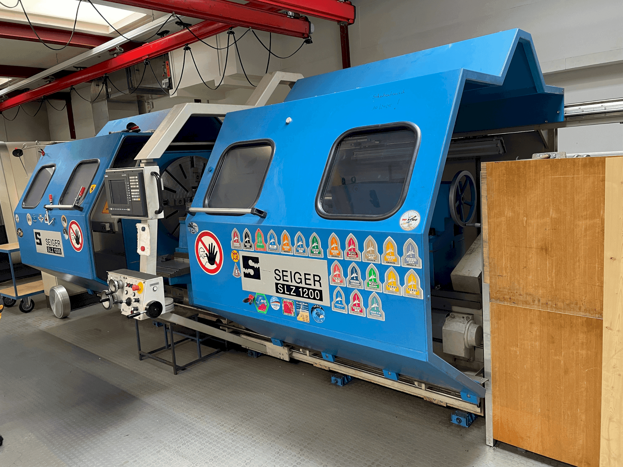 SEIGER SLZ1200-maskinen framifrån