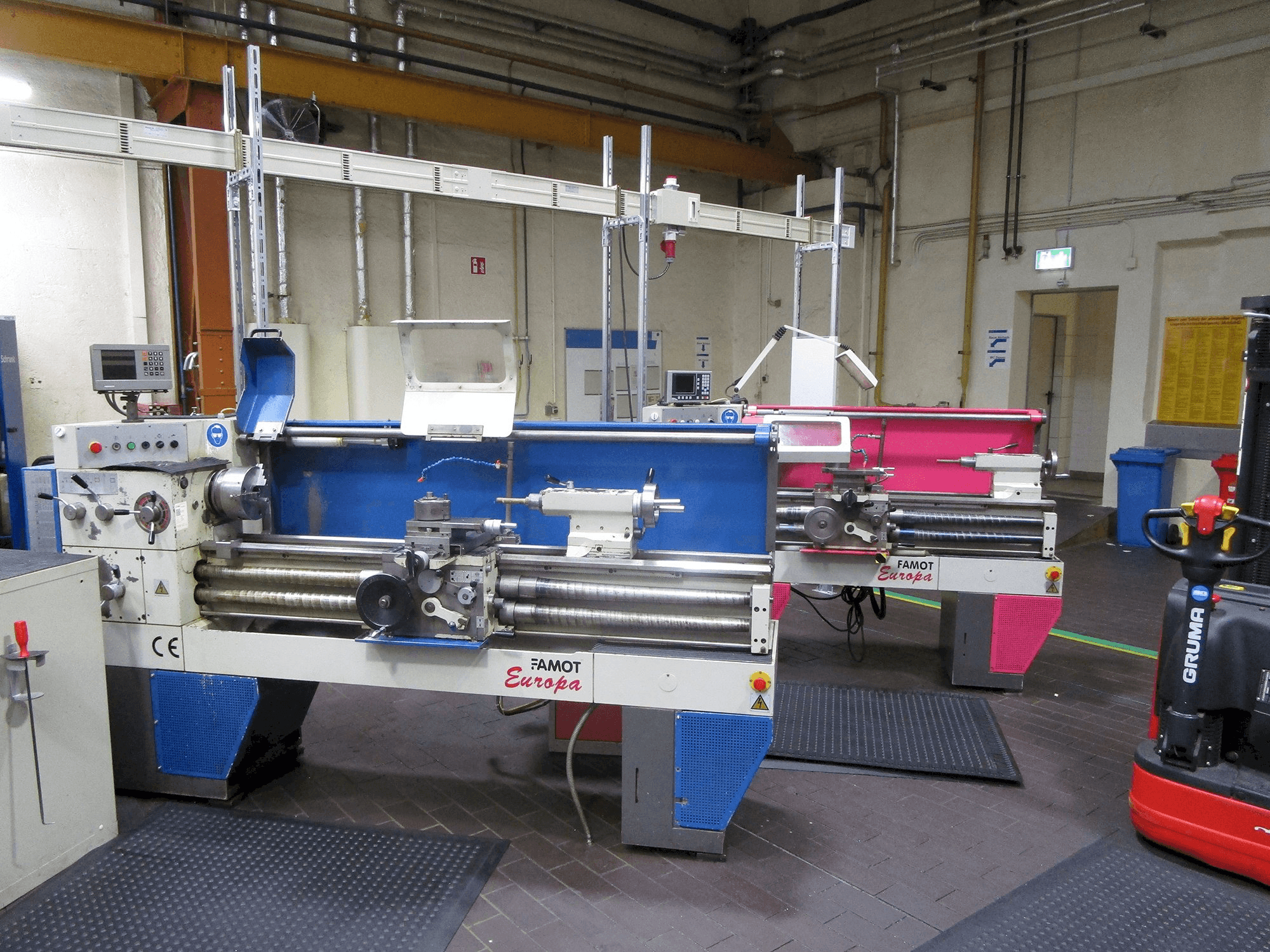 FAMOT EUROPA-maskinen framifrån