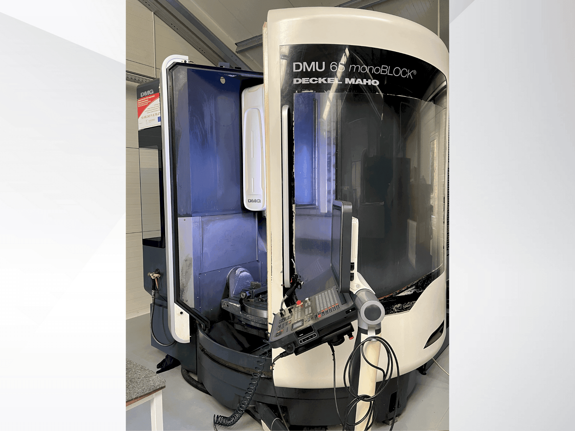 DECKEL MAHO DMU 65 monoBLOCK-maskinen framifrån