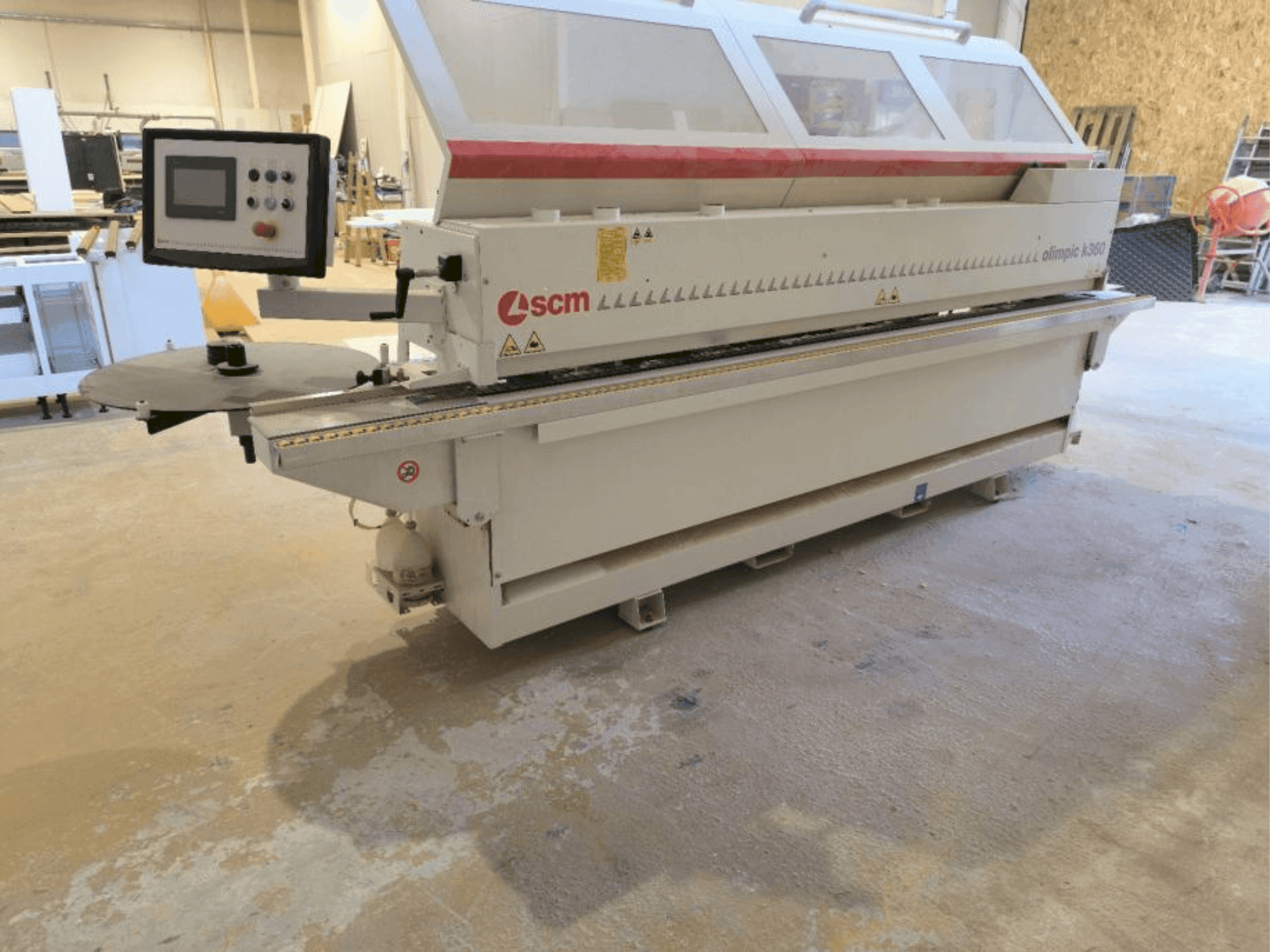 SCM Olimpic K360-maskinen framifrån