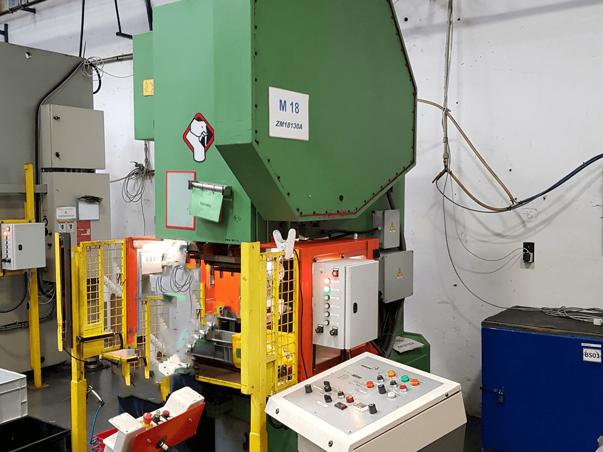 Giacomo T 130R-maskinen framifrån