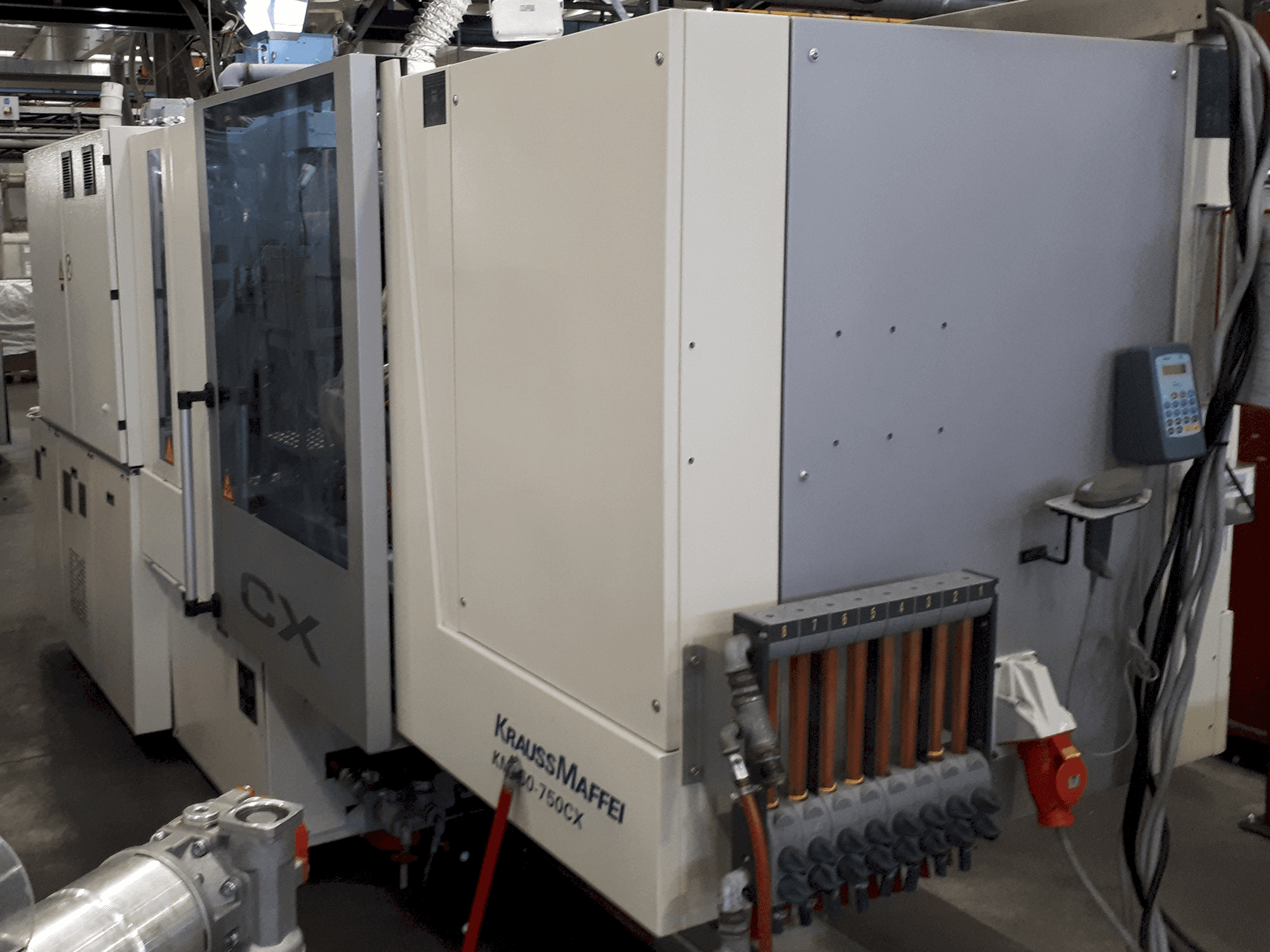 Krauss Maffei-maskinen framifrån160-750 CX
