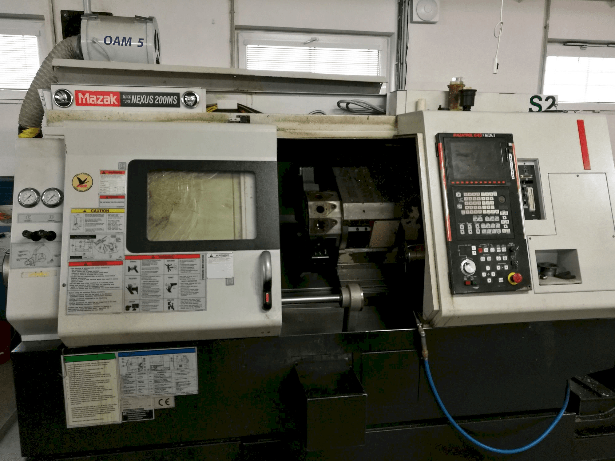 Mazak QT Nexus-200 MS-maskinen framifrån